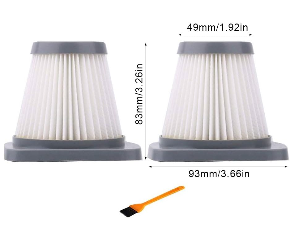 Midea SC861 & SC861A Vacuum Cleaner HEPA Replacement Filter - Compatible with VideoPUP, Includes 1 Small Brush | Perfect for Pet Hair, Allergies & Deep Cleaning