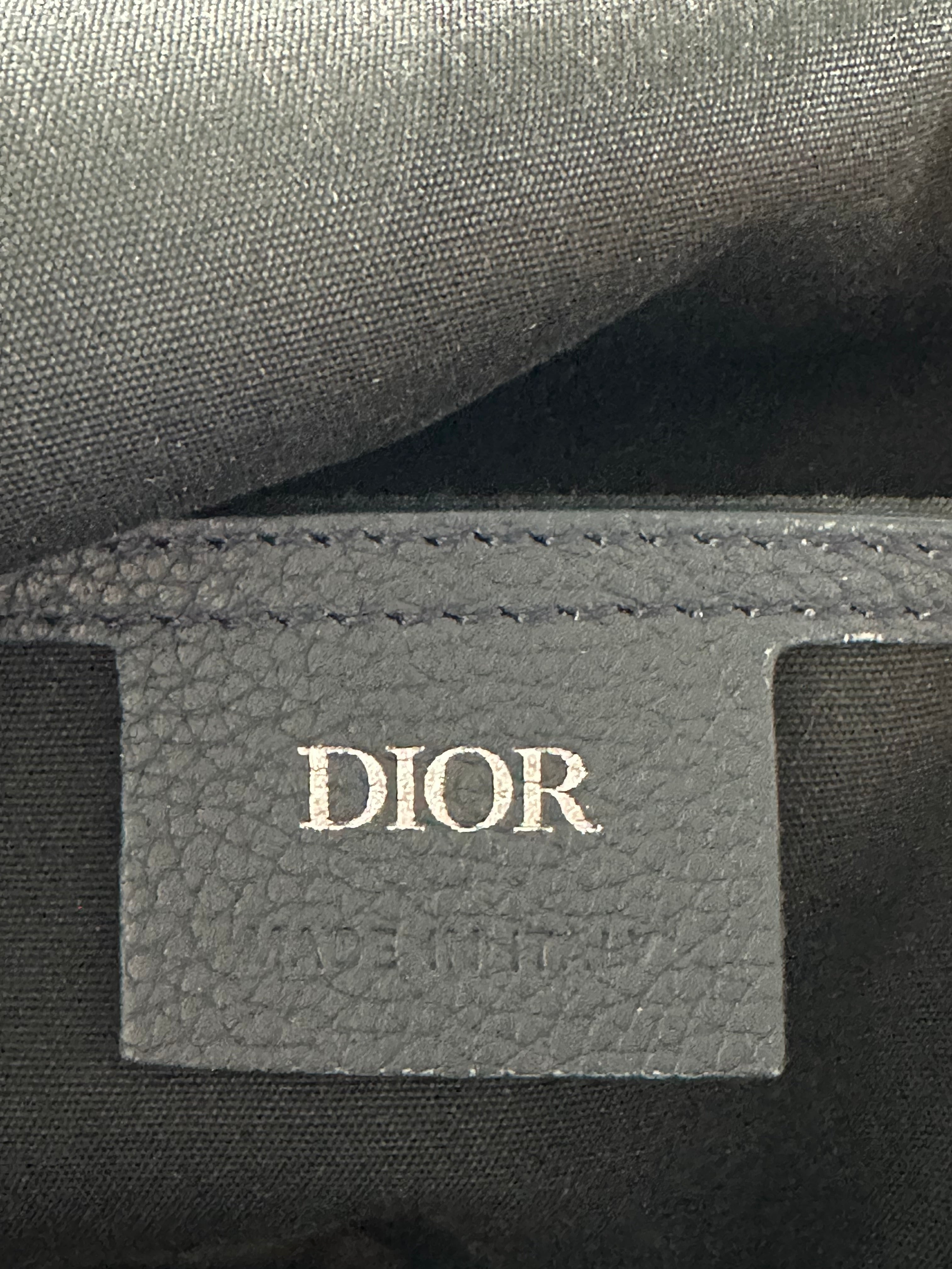 Dior Beige & Blue Oblique Motion Backpack for Women | Luxury Designer Travel Backpack | Perfect for Work, School & Travel Accessories