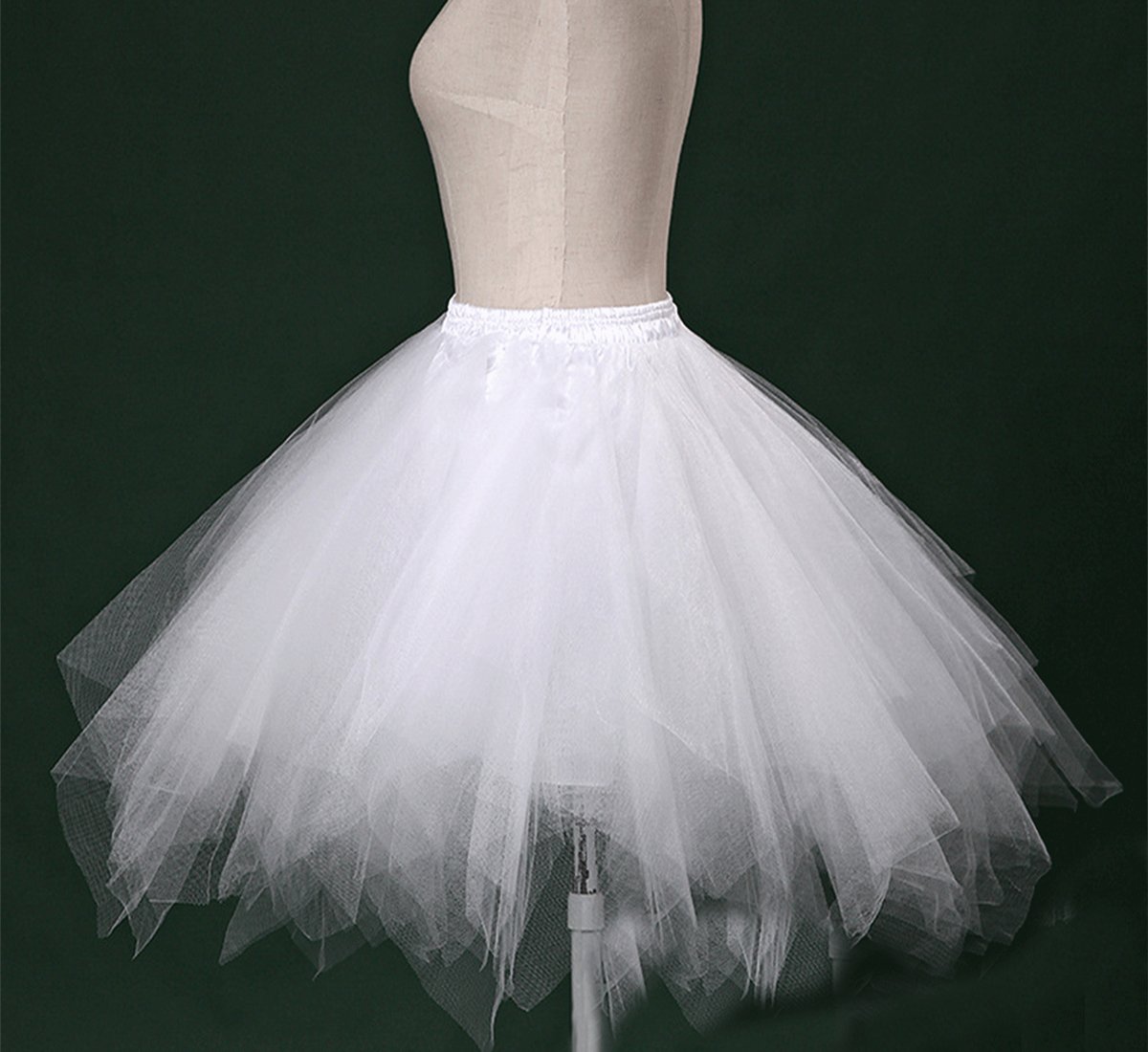 Vintage 1950s Short Tulle Petticoat - Ballet Bubble Tutu Skirt for Women | Retro Swing Dance Costume & Party Dress Layering