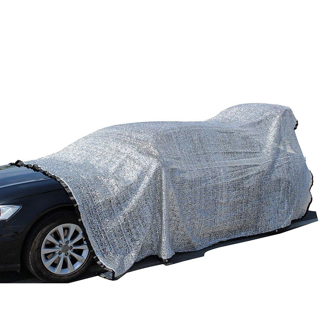 85% Reflective Aluminet Shade Cloth - UV Resistant Greenhouse Shade Netting for Outdoor Garden, Plants, Patio & Car Cover | Perfect for Sun Protection, Party Decoration & Plant Care in Hot Climates