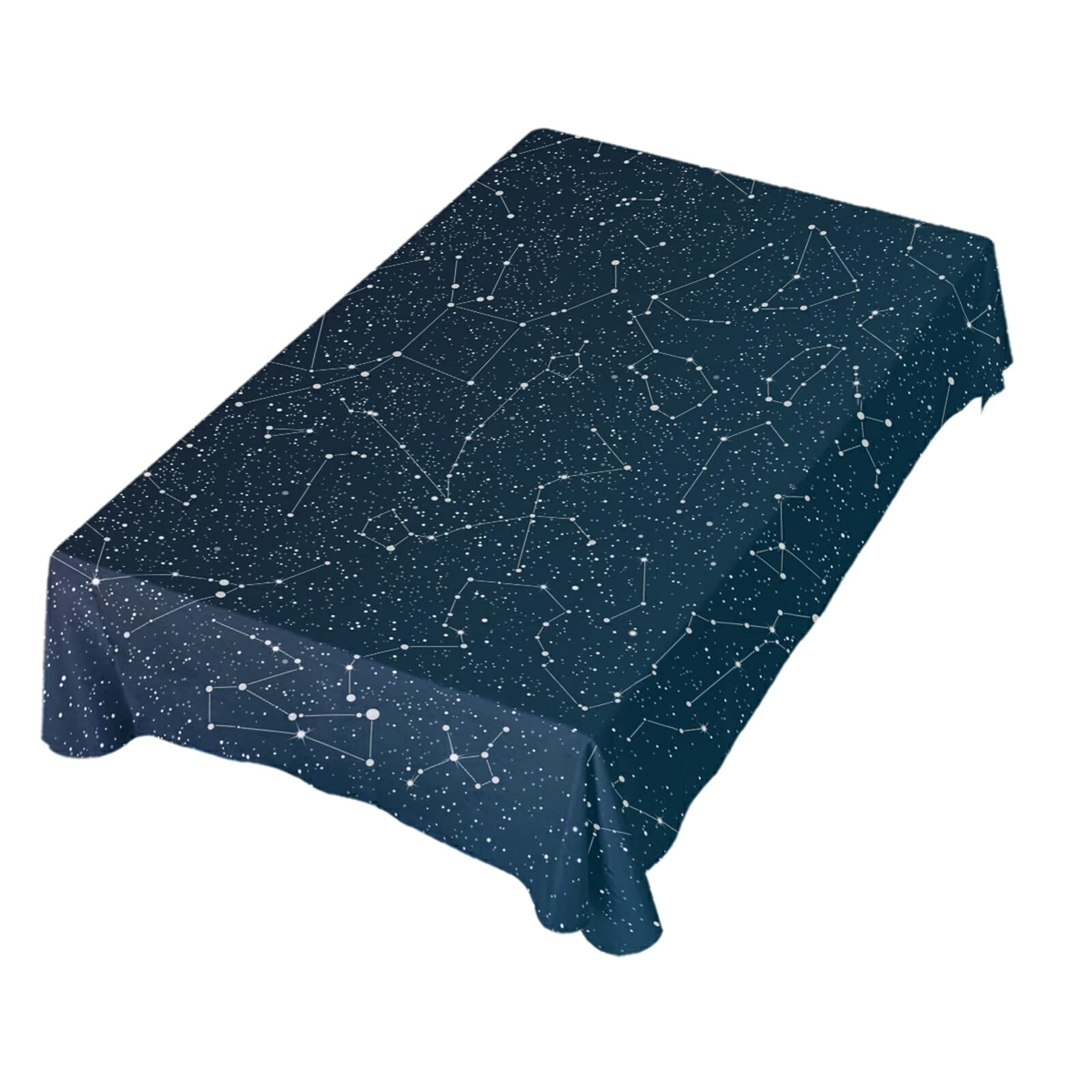 Blue Starry Sky Galaxy Universe Constellation Tablecloth - 54 Inch Square Polyester Table Cover for Party, Dinner & Home Decor | Perfect for Birthday, Wedding & Holiday Celebrations