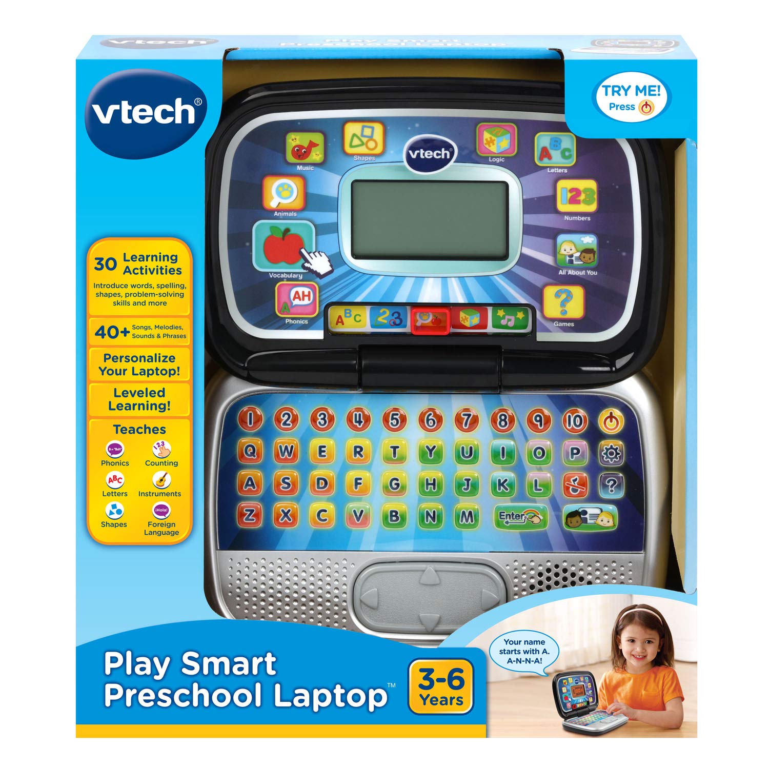 VTech Preschool Laptop - Educational Toy for Kids Learning at Home