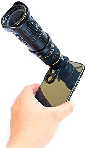 18-30X Zoom Cell Phone Camera Lens - HD Telephoto External Lens for iPhone & Android Smartphones - Perfect for Concert Photography, Wildlife Videos & Long-Distance Shooting