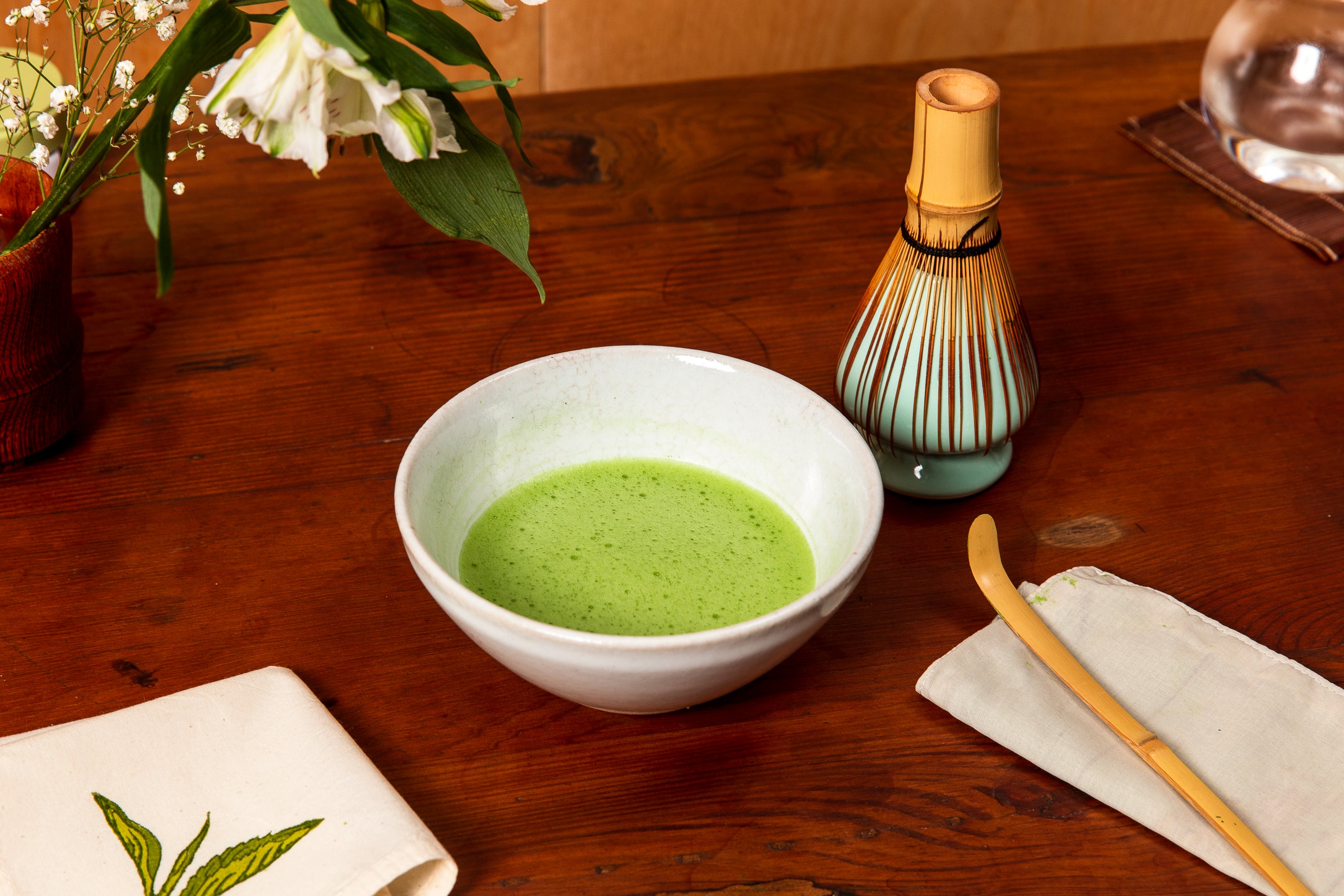 Premium Chasen Bamboo Matcha Whisk - Authentic Japanese Tea Ceremony Tool for Whisking Matcha Powder, Perfect for Home, Cafe, or Traditional Tea Rituals