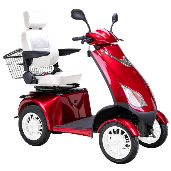 Premium Platinum Bariatric 4-Wheel Mobility Scooter for Heavy Adults - Heavy Duty Electric Wheelchair for Indoor & Outdoor Use - Ideal for Shopping, Travel, and Daily Mobility Assistance