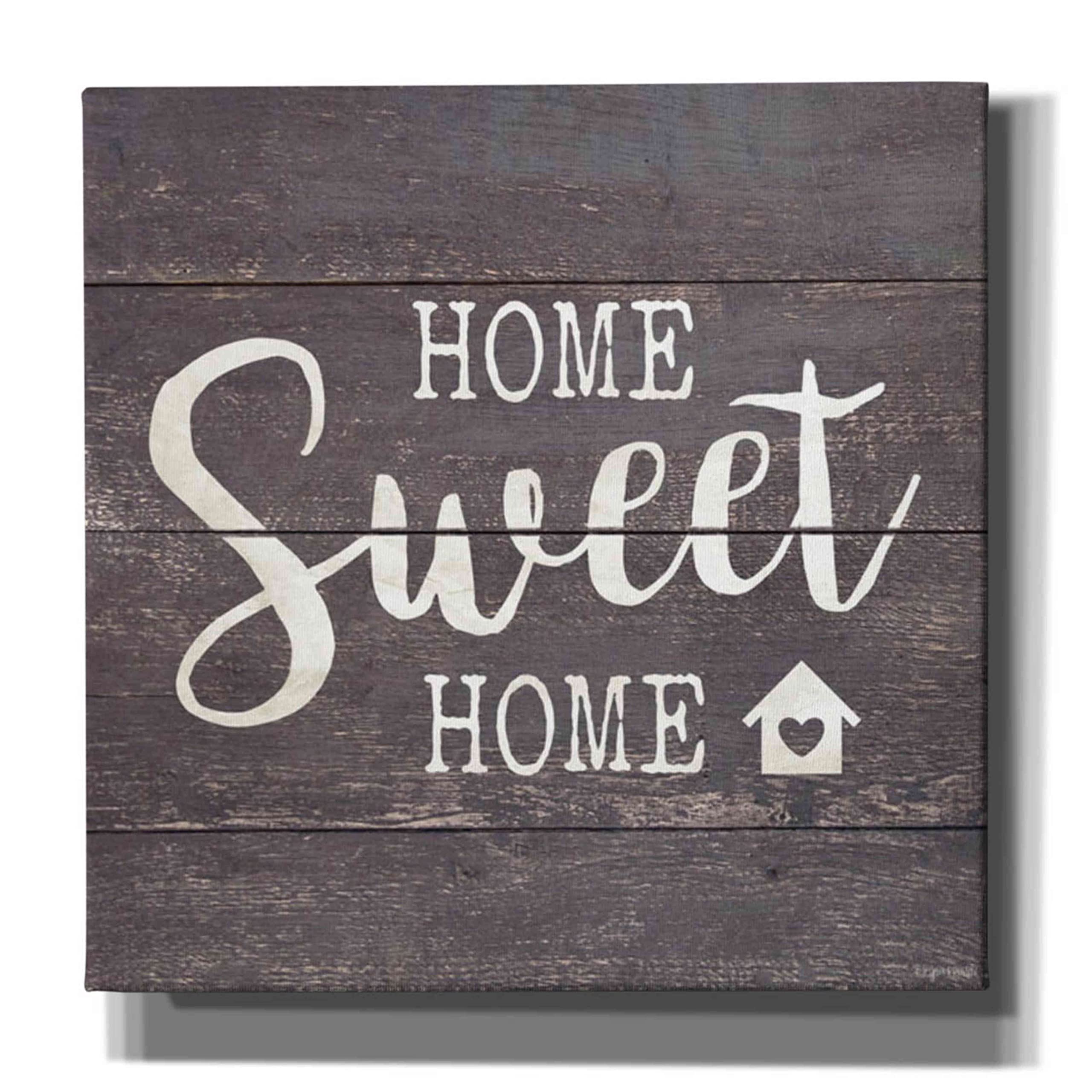 Epic Graffiti 'Home Sweet Home' by Kyra Brown - 37x37 Inch Modern Canvas Wall Art for Living Room, Bedroom & Office Decor - Unique Handmade Home Decor Gift Idea