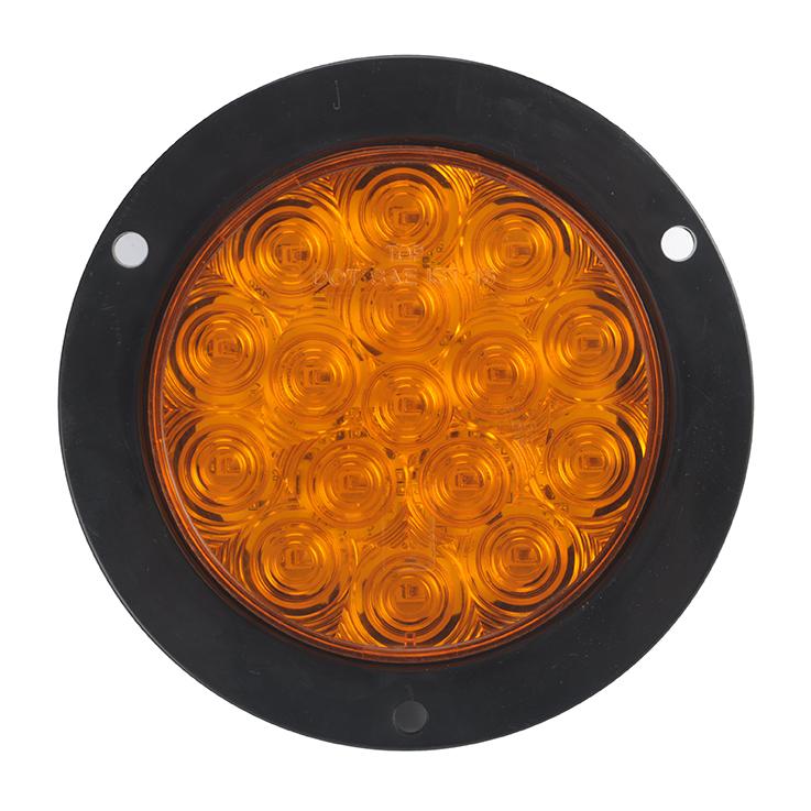 Fortpro 4 Round LED Light with 16 SQ LEDs - Bright Energy-Efficient Lighting for Home, Garage, Workshop, and Outdoor Use