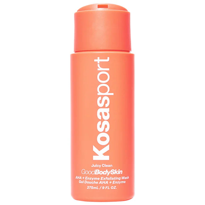 Kosas Good Body Skin AHA+ Enzyme Exfoliating Body Wash - Gentle Cleansing & Smoothing Shower Gel for Dry, Rough Skin - Perfect for Daily Use & Spa-Like Skincare Routine