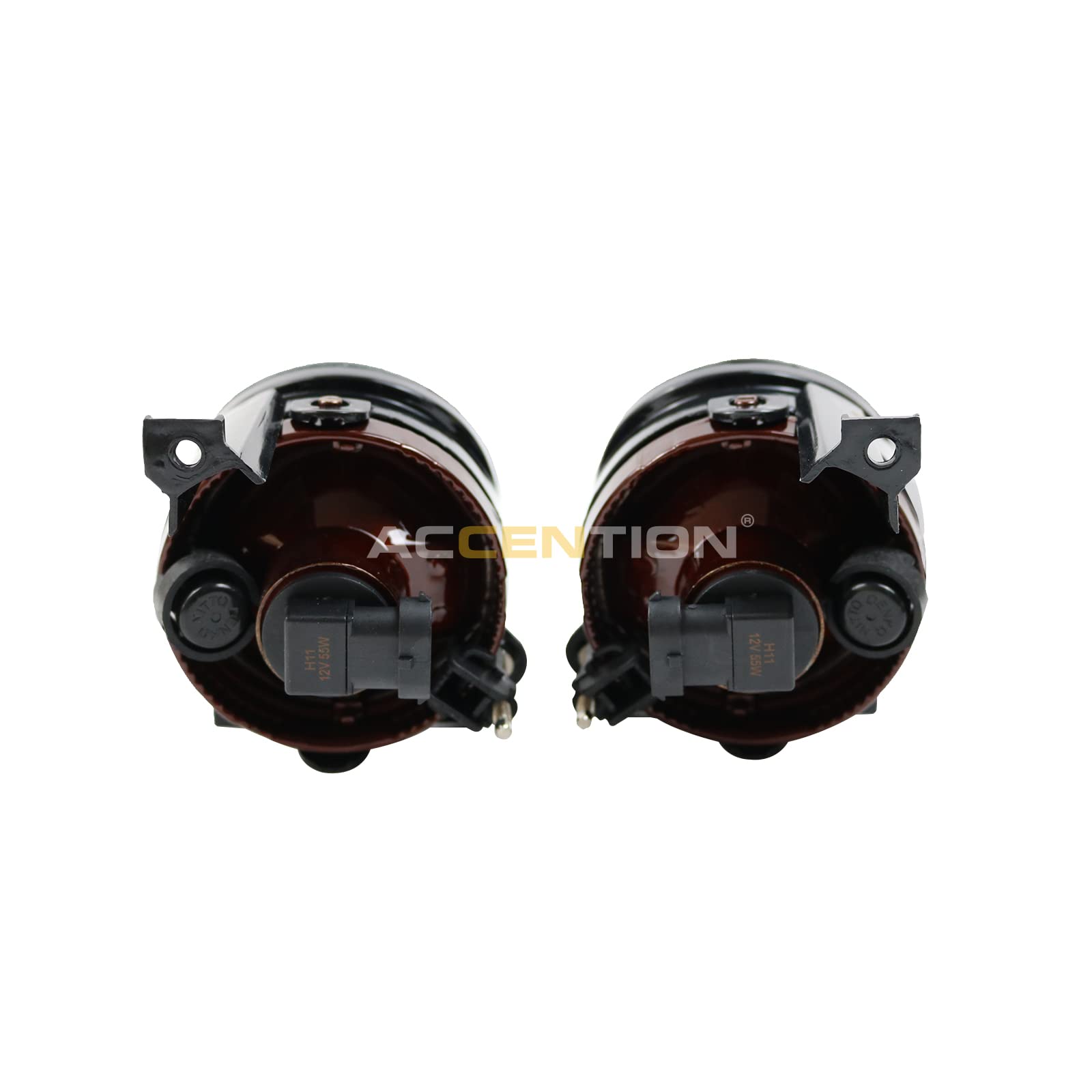 2Pcs Fog Light Fog Lamp with Bulb & Wire for VW Touran 2003-2008 - Replacement Car Accessories for Improved Night Driving Safety
