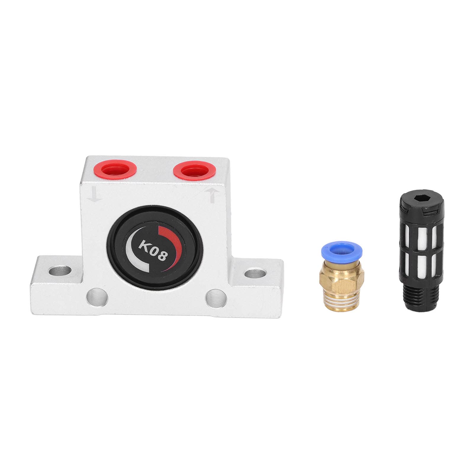 Industrial Air Vibrator - Pneumatic Ball Type Air Turbine Vibrator with Muffler for Conveyors, Hoppers & Silos | Heavy Duty Power Tool Replacement Parts for Material Flow & Bulk Handling