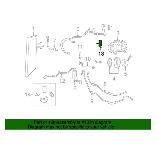 Mopar 6816 4490AA AC Expansion Valve - Replacement Part for Dodge, Chrysler, Jeep & Ram Vehicles - Improve Air Conditioning Performance