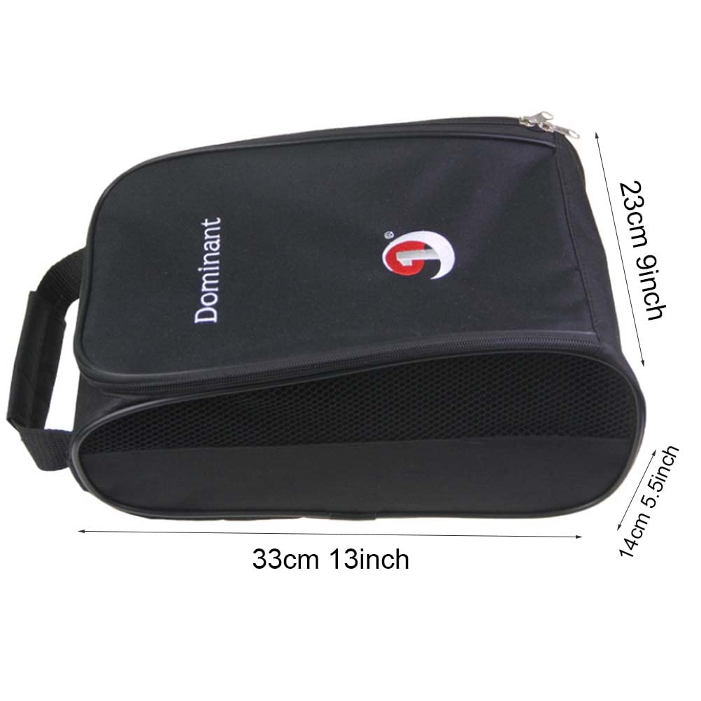 Premium Golf Shoe Bag with Zipper - Breathable Sports Shoe Carrier for Men & Women - Durable Travel Shoe Organizer for Golf, Gym & Outdoor Activities