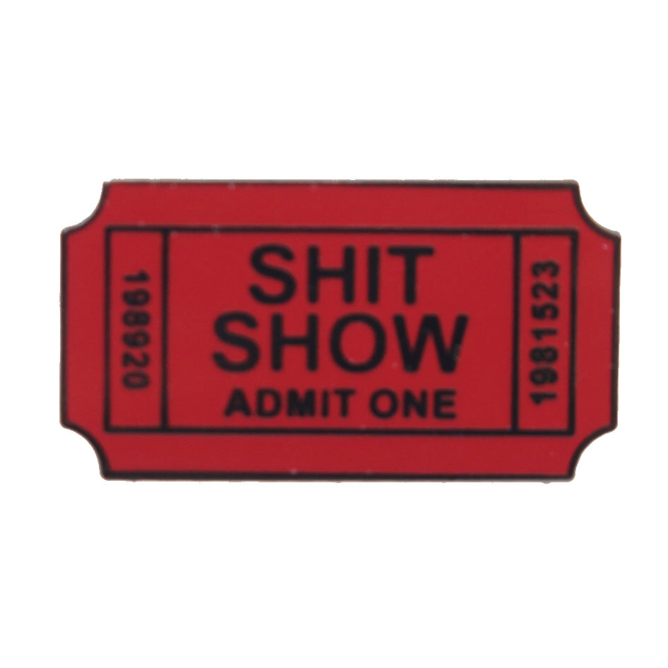 Sh*t Show Enamel Pin - Funny Bad Day Gift for Friends & Coworkers - Perfect for Backpacks, Jackets & Denim