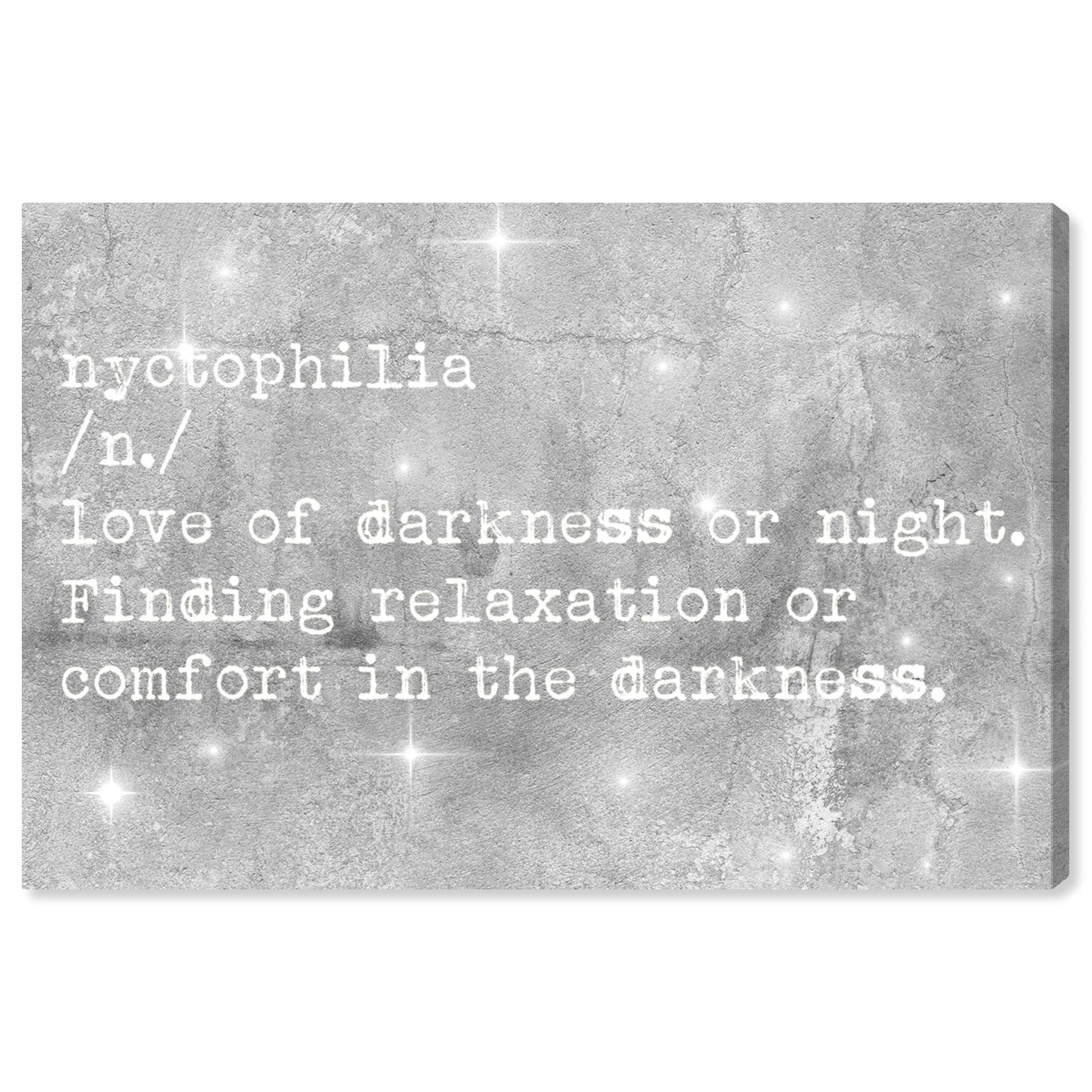 Nychtophilia Wall Art Canvas Print - 24