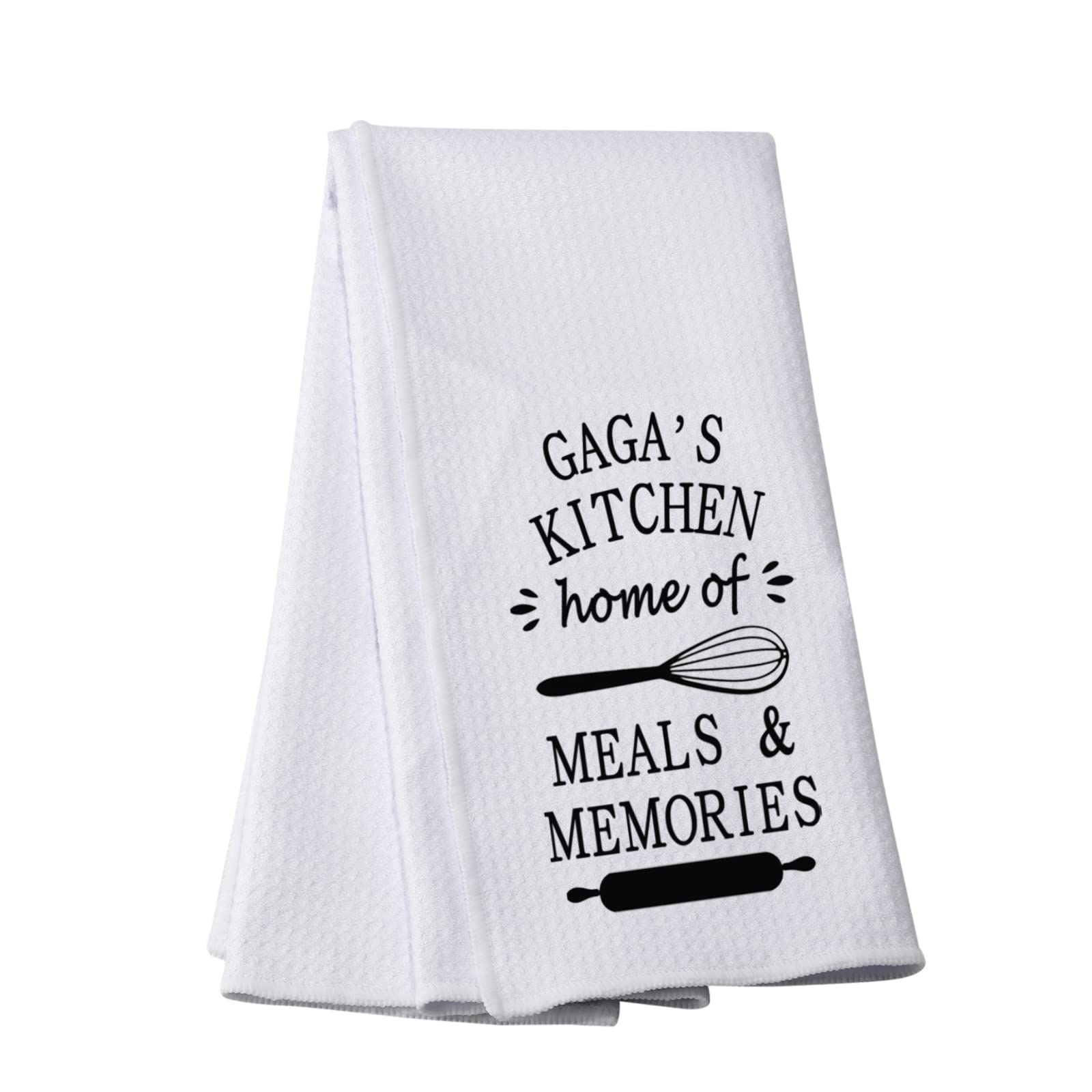 Funny Gaga's Kitchen Towel - Cute and Absorbent Dish Towel for Cooking, Cleaning & Decor - Perfect for Home, Gifts & Gaga's Kitchen Fans - Ideal for Daily Use, Parties & Themed Kitchens