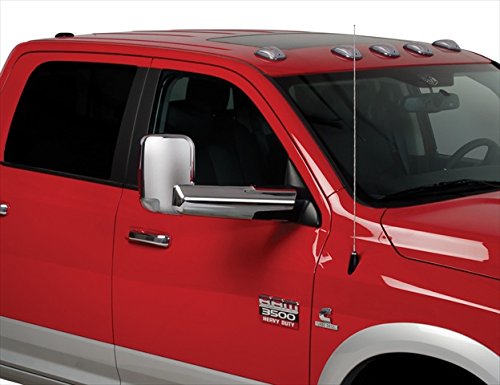 Putco 400520 Silver Exterior Mirror Cover for Trucks & SUVs - Durable Replacement Accessory for Enhanced Style & Protection
