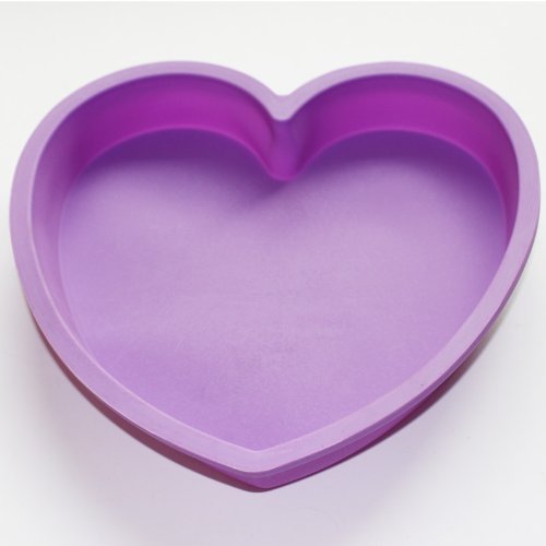 Heart Shaped Silicone Cake Pan - Flexible Non-Stick Baking Mold for DIY Desserts, Cakes & Cupcakes - Perfect for Valentine's Day, Anniversaries & Birthday Parties