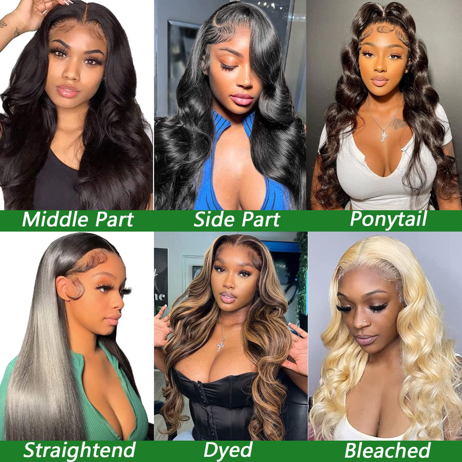 30 Inch 13x6 HD Lace Front Wig Human Hair - Body Wave 180 Density Pre Plucked Glueless Wigs for Black Women | 10A Quality | Perfect for Daily Wear, Special Occasions & Protective Styling