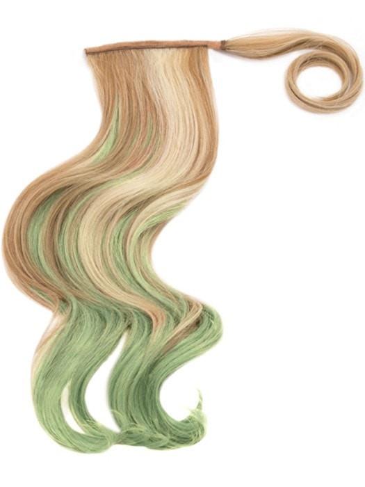 23 Color Splash Pony Hair Extensions | HF Synthetic Wrap Around Ponytail for Women - Perfect for Cosplay, Halloween & Daily Styling