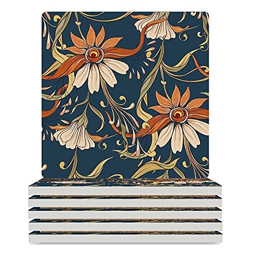 Mysterious Vintage Retro Flower