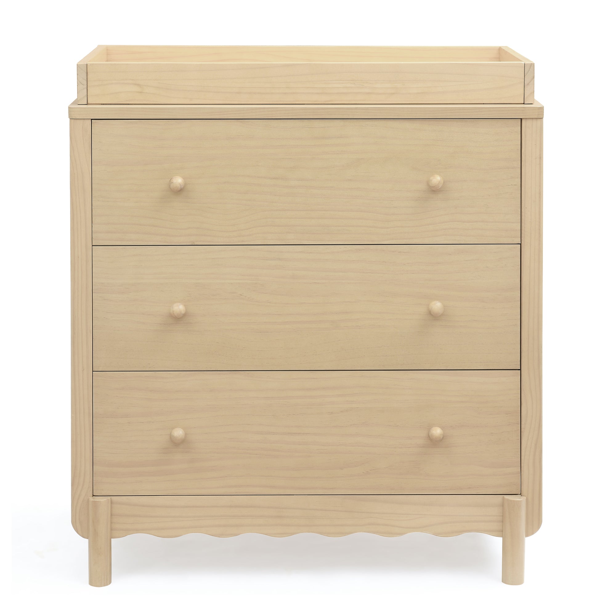 William 3-Drawer Baby Dresser with Changing Table Top & Safety Interlocking Drawers - Perfect Nursery Furniture for Diaper Changes & Infant Clothing Storage
