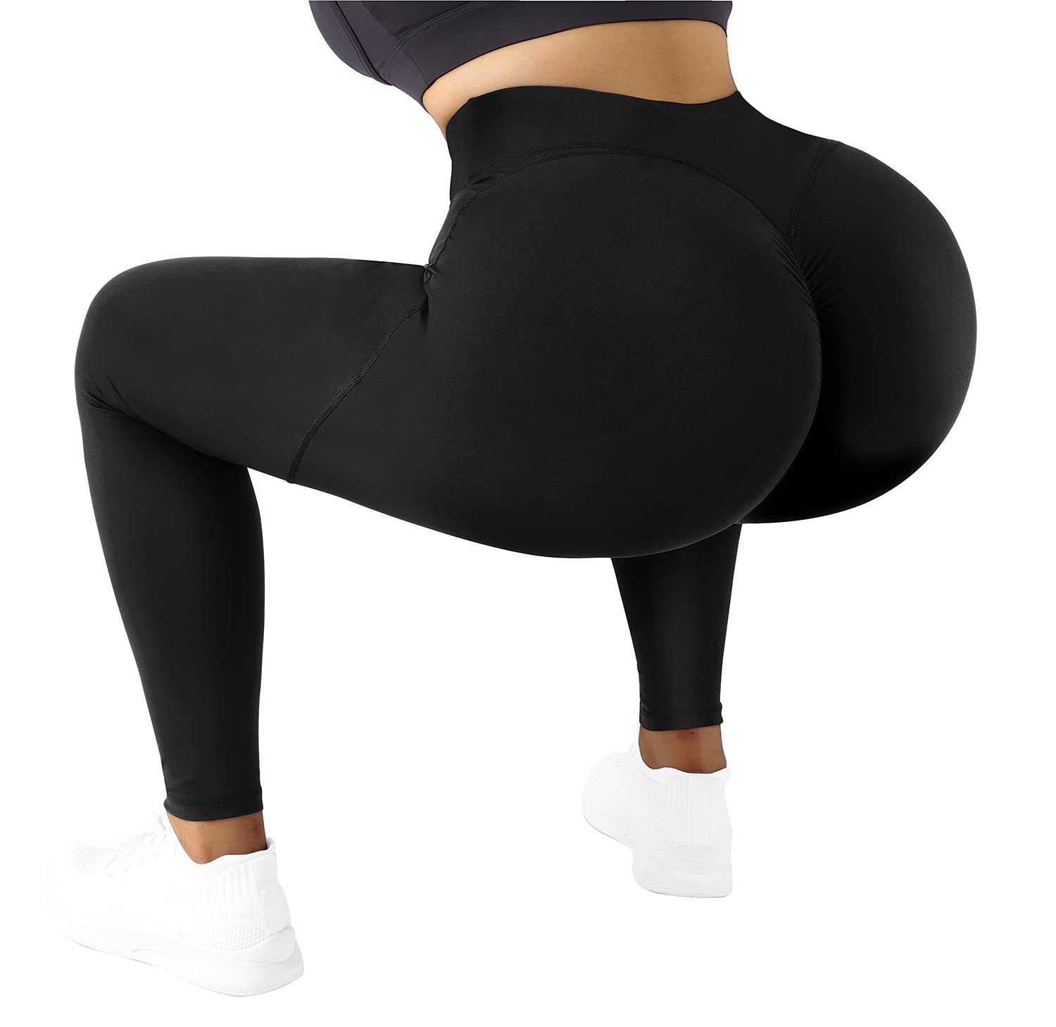 RXRXCOCO Women's High Waist Seamless Yoga Pants - Butt Lifting Workout Leggings for Gym, Running & Compression Sports | Perfect for Fitness, Yoga & Active Lifestyle