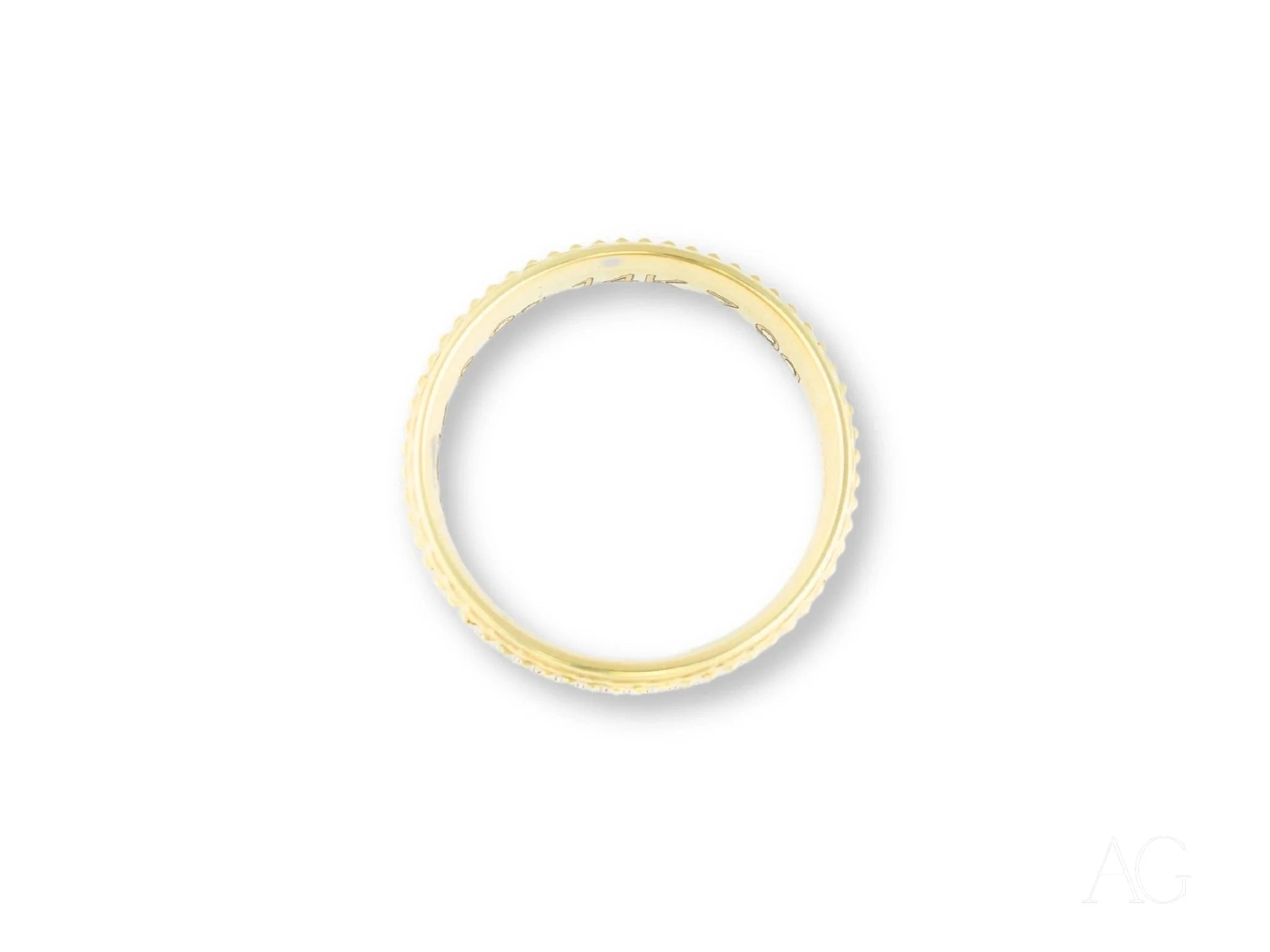 Majestic Weave Wedding Band for Men & Women - 14K Gold & Sterling Silver Diamond Ring - Perfect for Engagement, Anniversary & Special Occasions