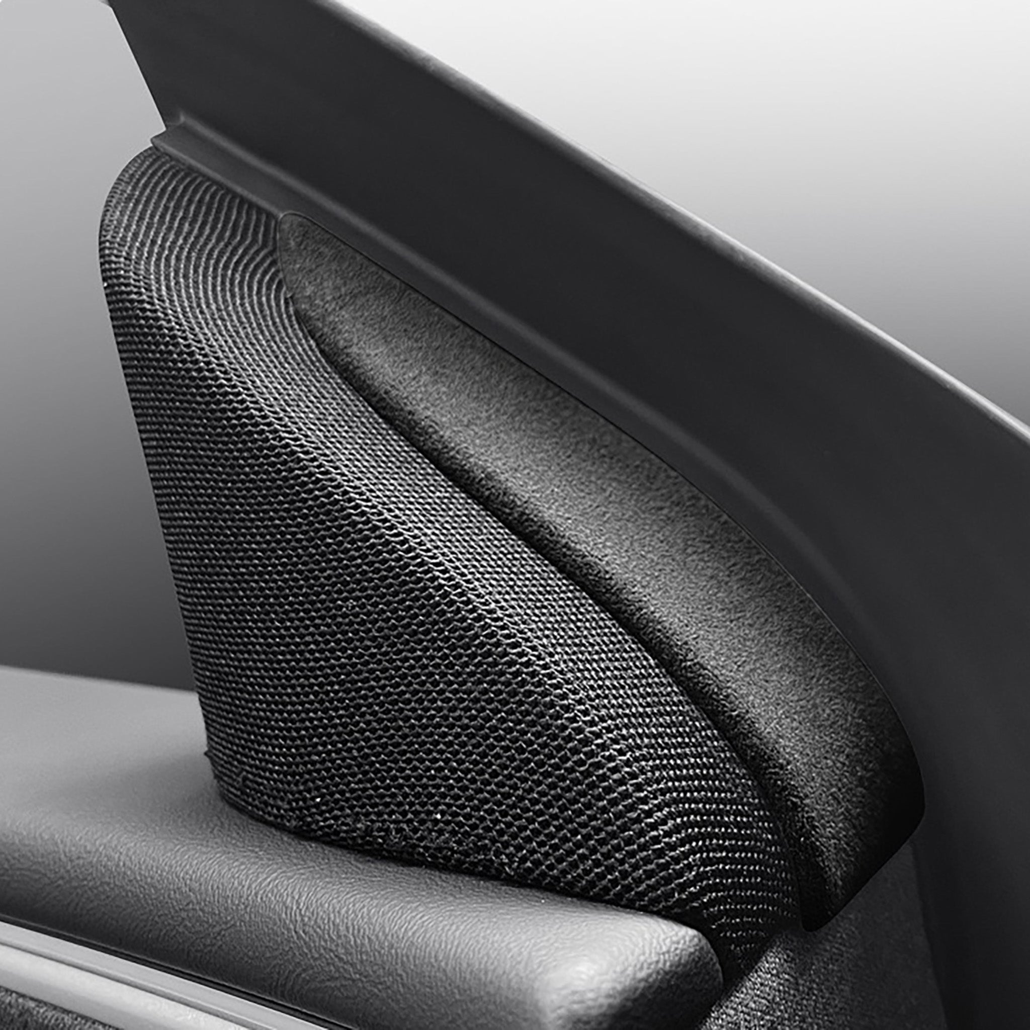 Tesla Alcantara Front Door Tweeter Trim Cover for 2024+ Model 3 Highland & New Model Y Juniper - Premium Interior Upgrade for Enhanced Sound & Style