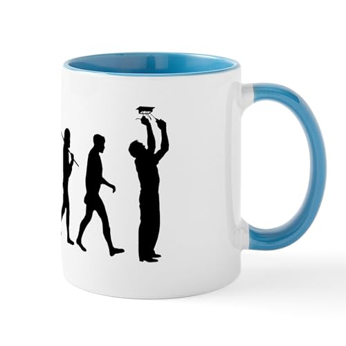 White/Blue Inside - Electrician Sparky Electricity Mug