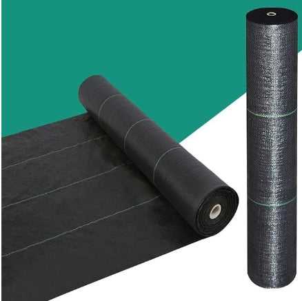 GARVEE 3-Pack 300 FT Weed Barrier Fabric - Heavy Duty 3.24oz Landscape Fabric for Gardening | Weed Block Ground Cover for Greenhouse, Yard, Flower Beds & Gardens | Perfect for Weed Control & Soil Protection