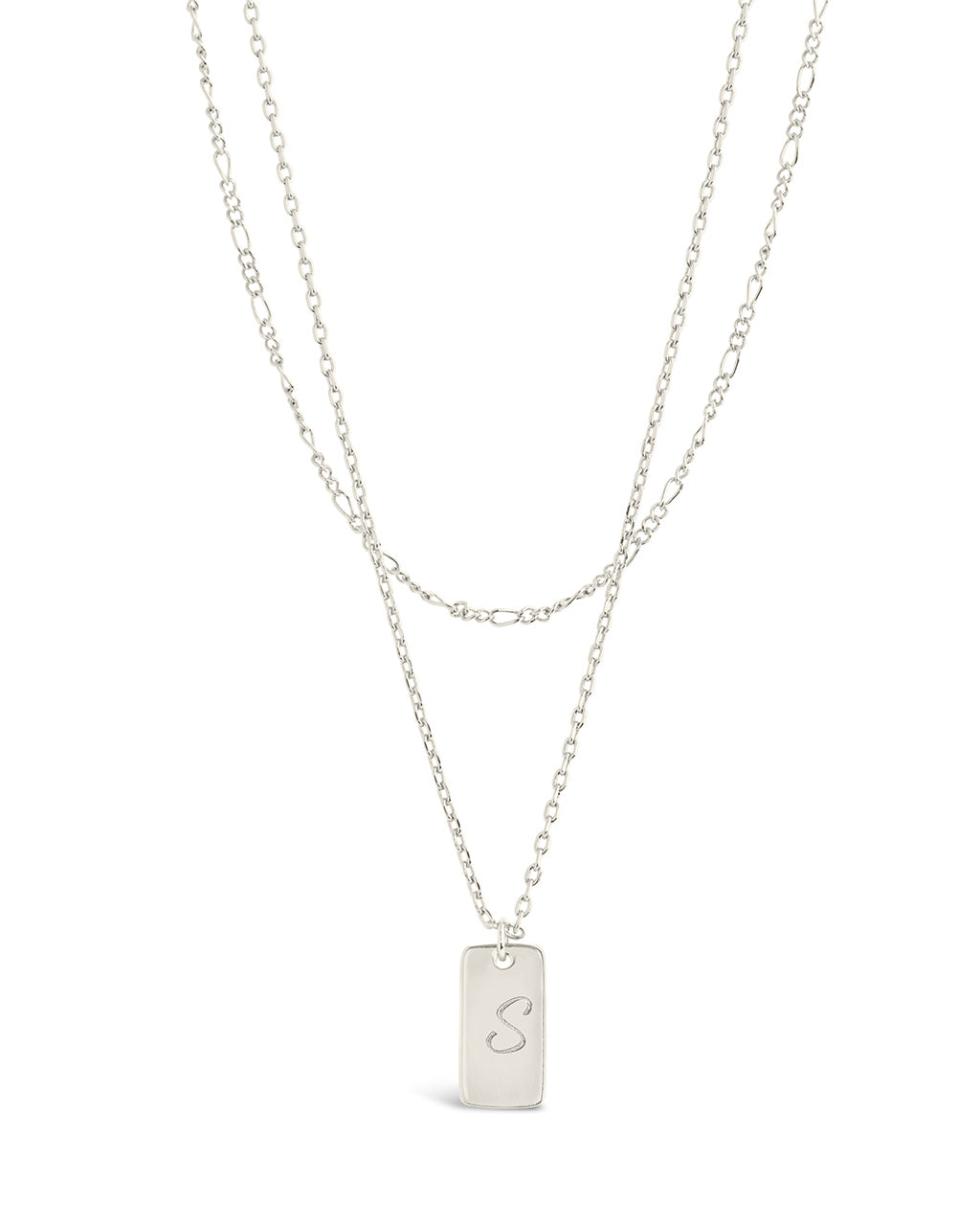 Layered Chain Necklace for Women - Initial Pendant Necklace, Dainty Gold & Silver Jewelry Gift for Her - Perfect for Everyday Wear, Date Night & Special Occasions