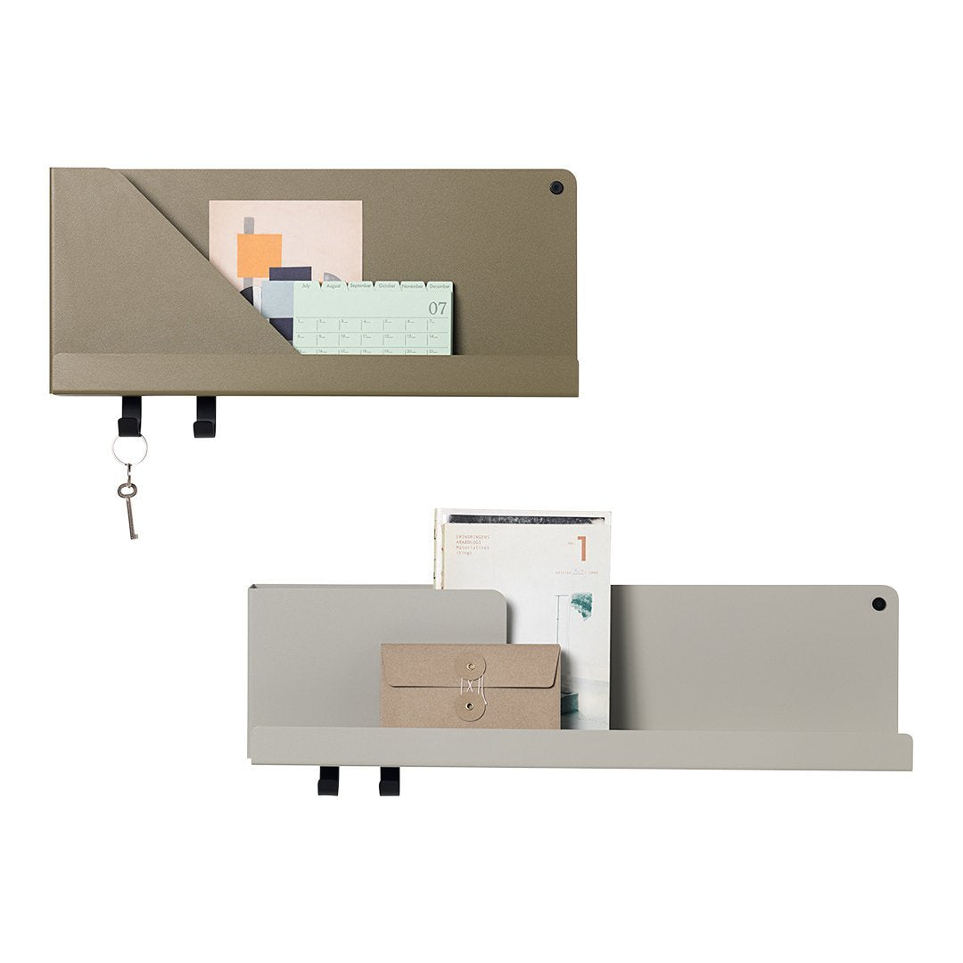 Muuto Johan Van Hengel Folded Shelves - Modern Wall Shelves for Living Room, Bedroom & Office Storage - Stylish Scandinavian Design for Home Decor
