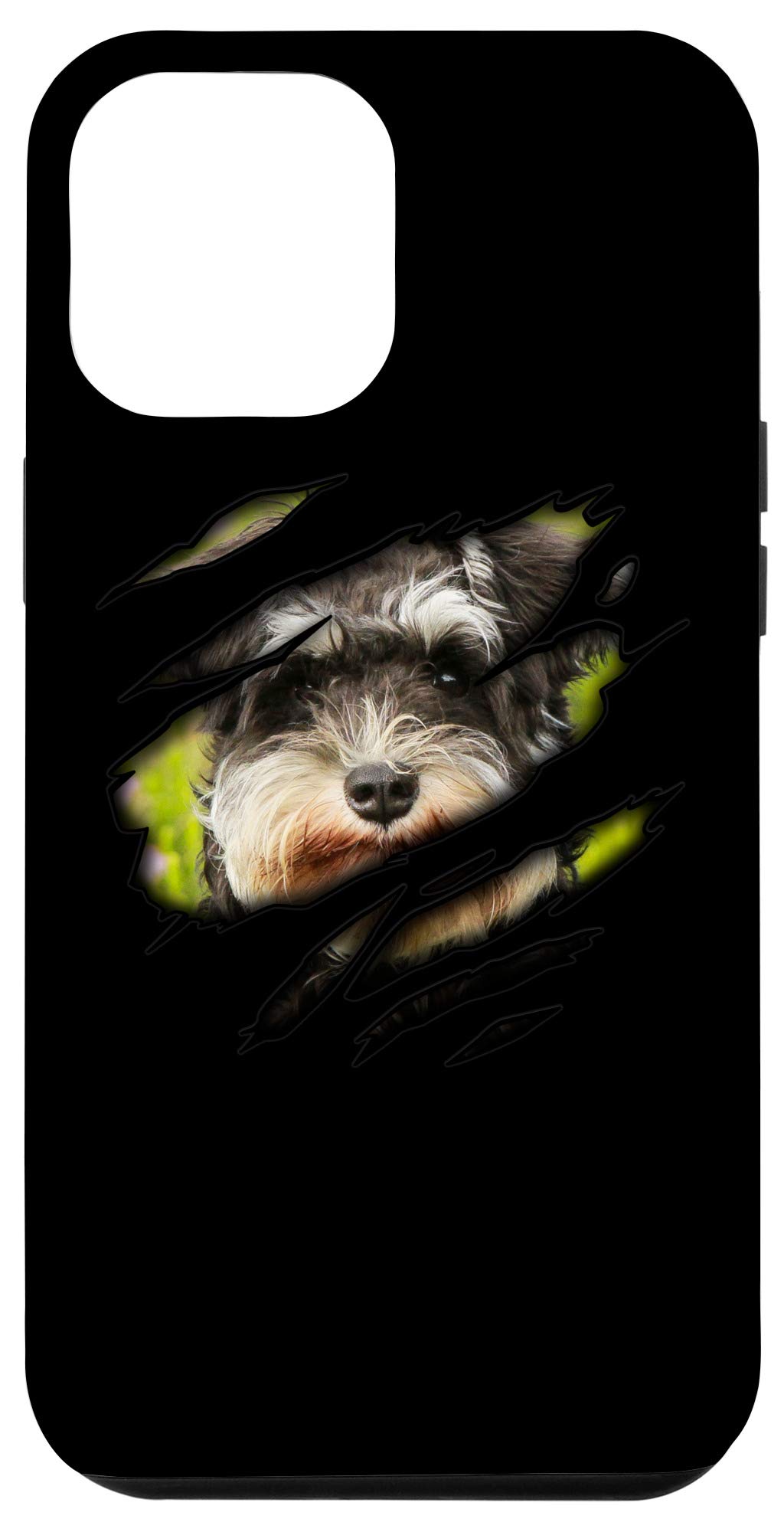 iPhone 12 Pro Max Case - Cute Schnauzer Dog Design, Premium Protective Phone Cover for Apple iPhone 12 Pro Max - Perfect Gift for Dog Lovers, Pet Owners & iPhone Users