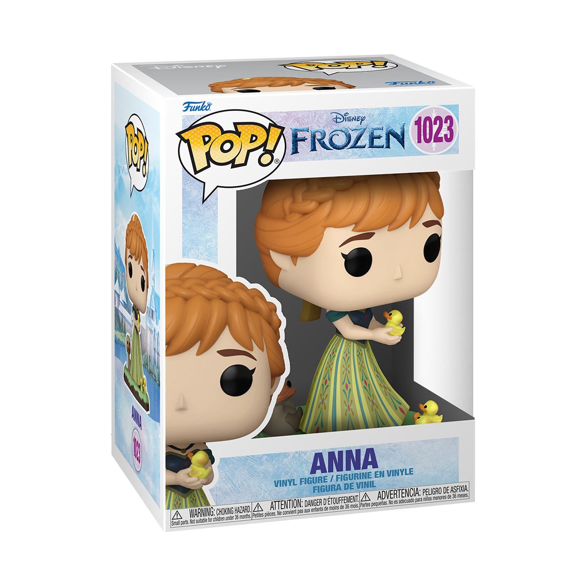 Disney Frozen Anna with Ducks Funko Pop! Vinyl Figure #1023 - Collectible Toy for Disney Princess Fans, Perfect for Display & Gifts