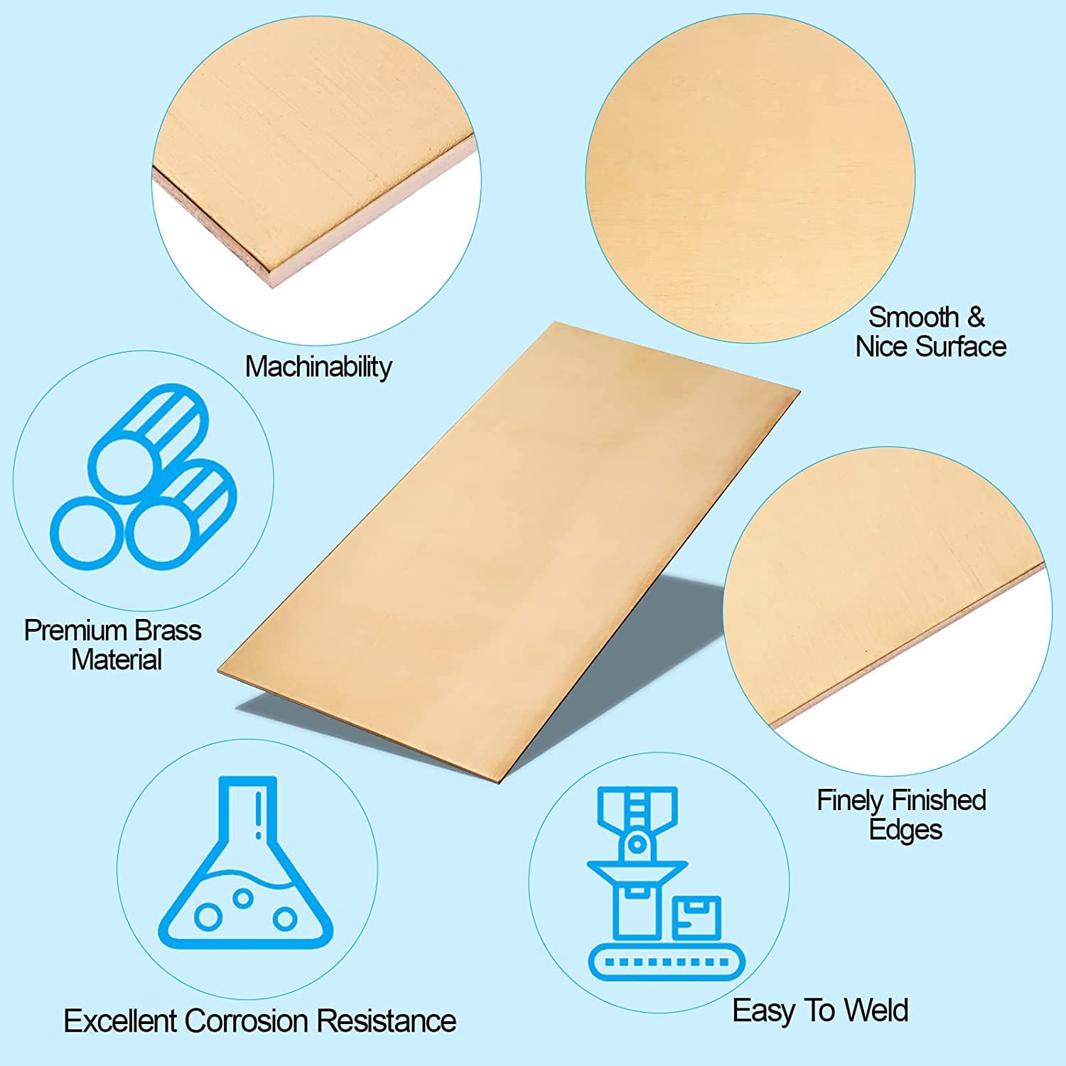 Premium Brass Sheet Metal - 12