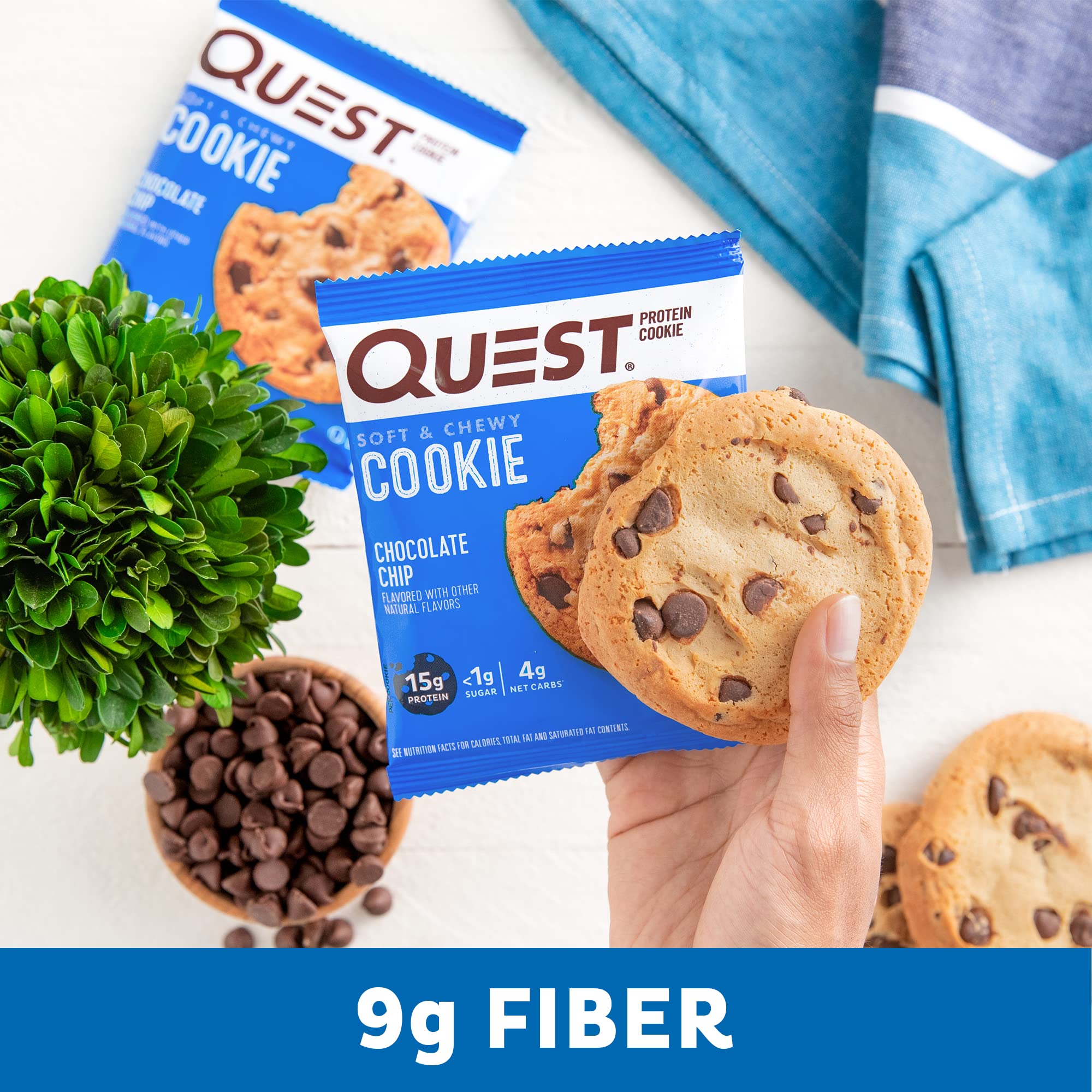 Quest Nutrition Ready To Drink Chocolate Protein Shake & Chocolate Chip Protein Cookie - Keto Friendly, High Protein, Low Carb Snack (12 Pack) | Perfect for Post-Workout Recovery & On-The-Go Nutrition