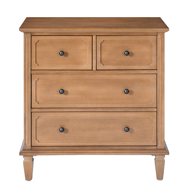 Isidro Accent Chest of Drawers with USB Charging Station - Modern Bedroom Dresser with 3 Drawers & Built-in Power Outlets - Perfect for Bedside Storage & Device Charging in Home, Office or Dorm Room