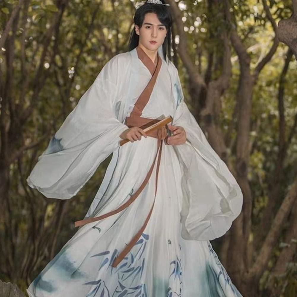 Ancient Chinese Hanfu Costume for Men - Traditional Han Dynasty Clothing, Cosplay Outfit & Historical Dress for Themed Parties, Festivals, and Cultural Events
