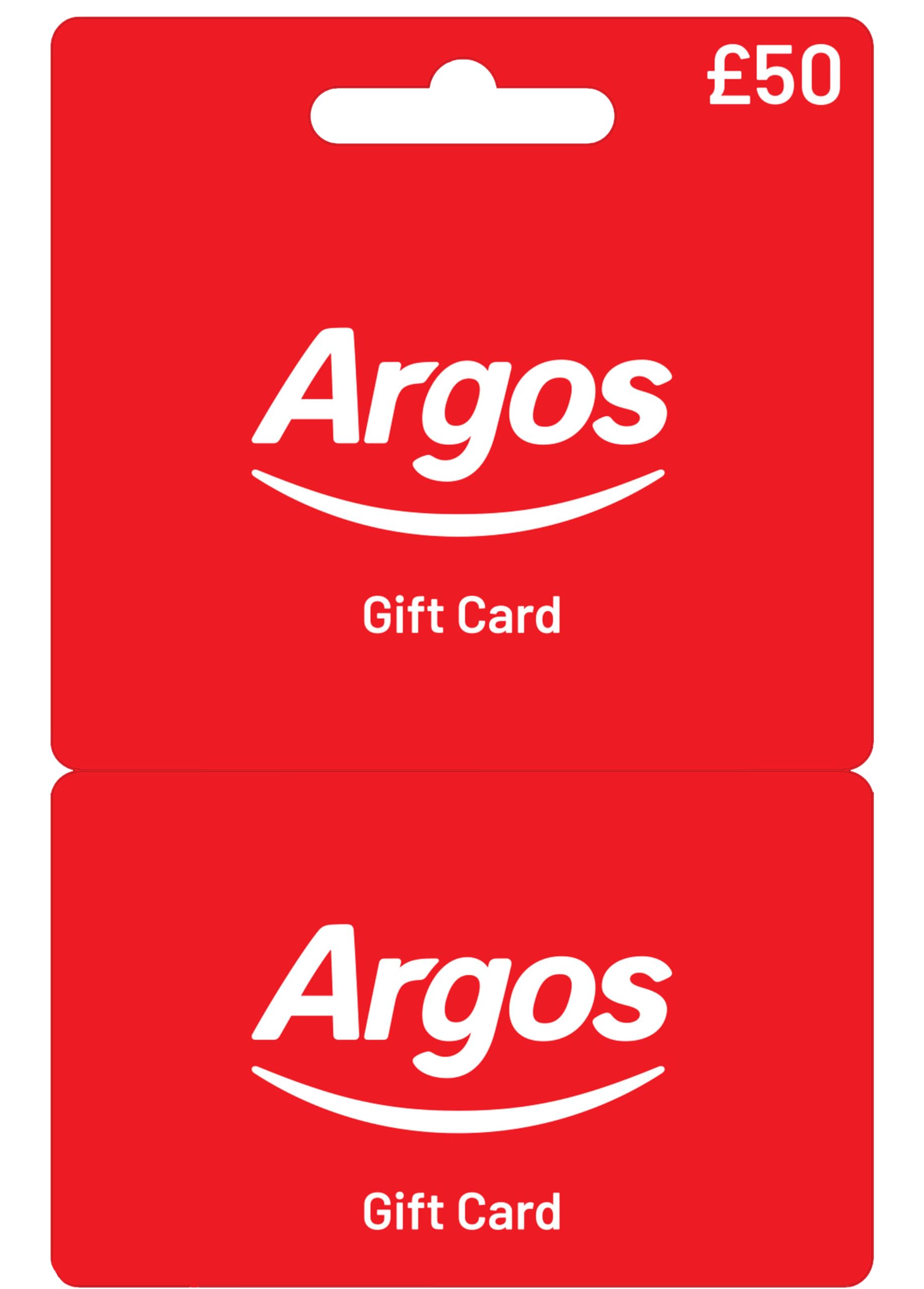 Argos £20-£100 Gift Card - UK Redemption Only - Physical Voucher Delivered by Post - Perfect for Birthday Gifts, Holiday Presents & Special Occasions