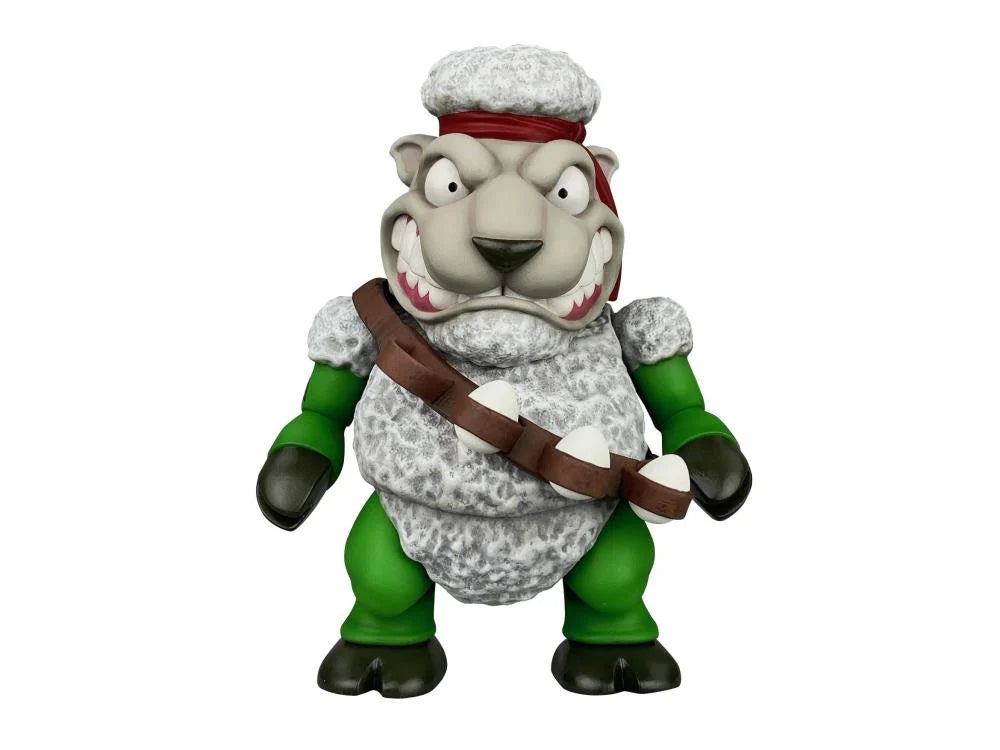 Barnyard Commandos Sergeant Wooly Pull Over Figure - Military-Themed Farm Animal Toy for Kids, Collectible Action Figure for Play & Display