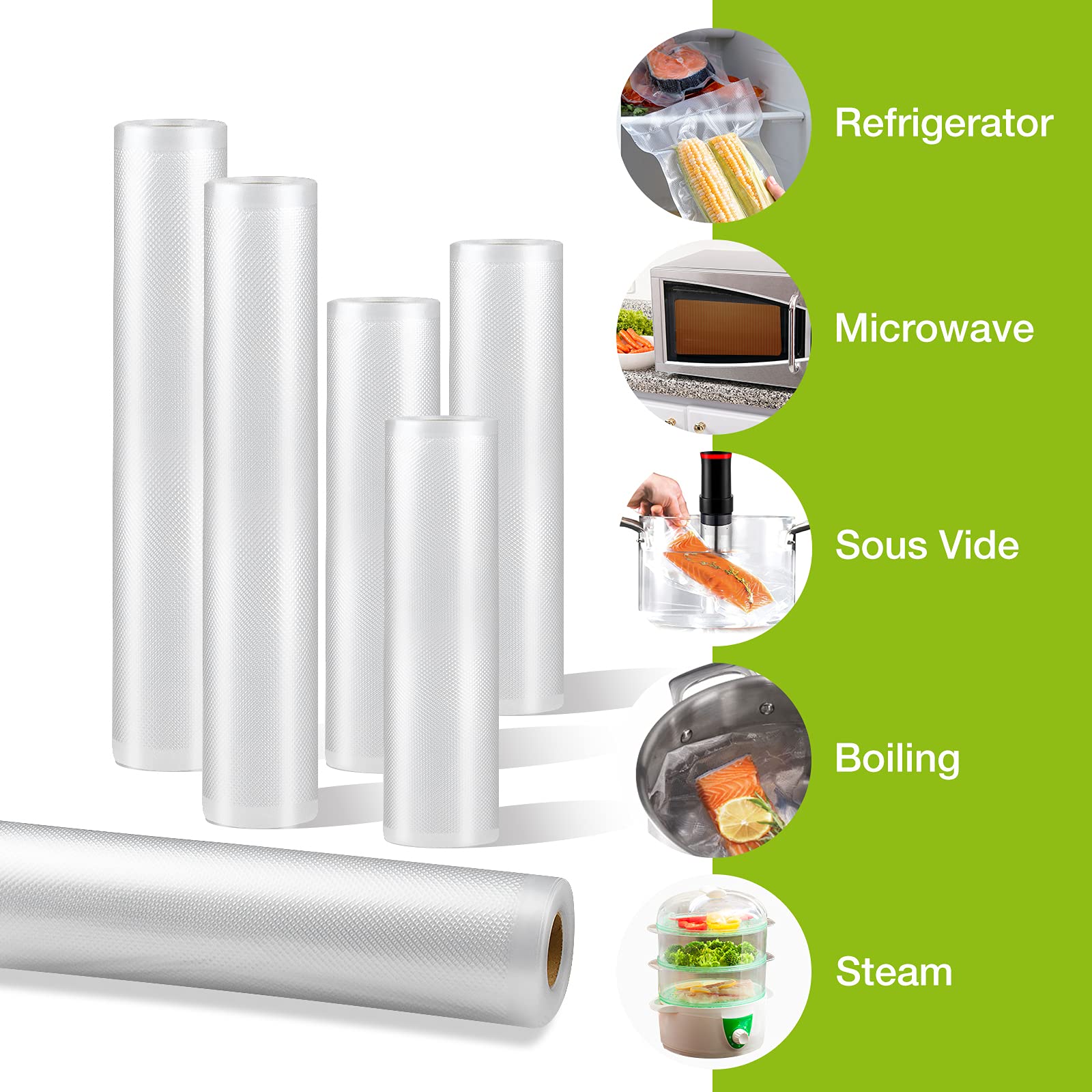 Premium Vacuum Sealer Bags 6-Pack - 15