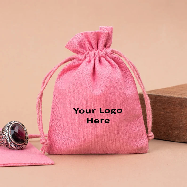 100 Elegant Pastel Pink Plain Pouches - Reusable & Durable Gift Bags for Weddings, Baby Showers & Party Favors