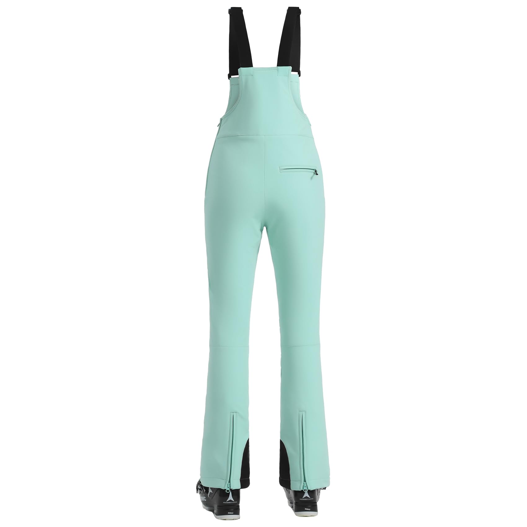 GSOU SNOW Women's Ski Bibs - Insulated Waterproof Snow Pants for Skiing & Snowboarding | Windproof Winter Overalls with Slim Fit | Perfect for Cold Weather Outdoor Activities