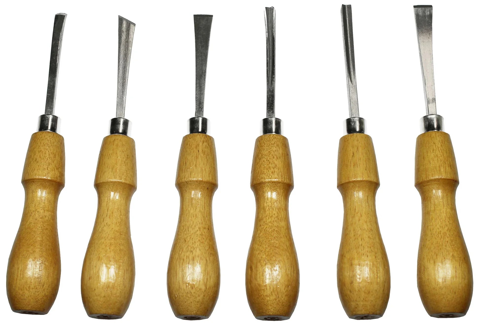 Premium Wood Carving Tools Set - 6-Piece Excel Blades Deluxe Kit with 3 Chisels & 3 Gouges (35009) for Woodworking, DIY Crafts & Home Decor Projects