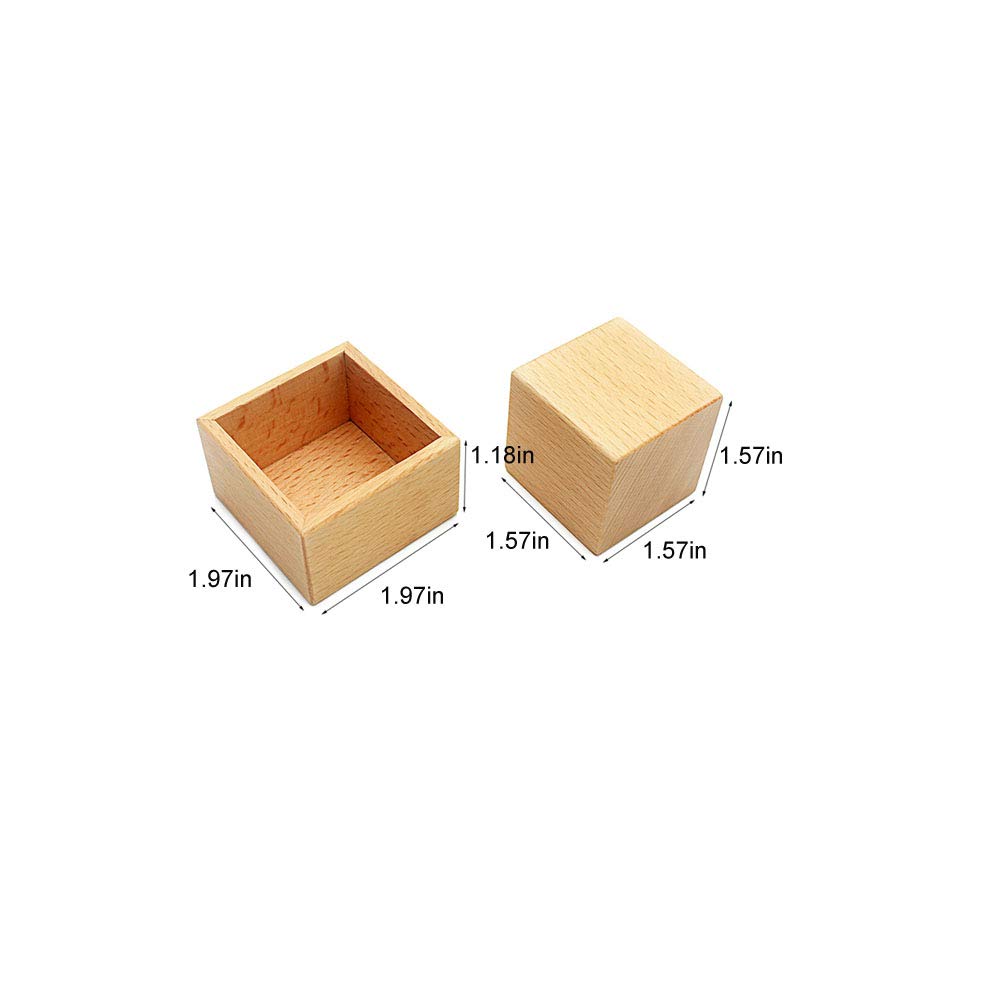 Montessori 3D Object Fitting Exercise Toy Set - Egg, Ball, Cup & Cube with Storage Box - Early Learning Sensorial Materials for Toddlers - Preschool Educational Toys for Basic Life Skills Practice - Perfect for Montessori Classroom or Homeschooling Activities