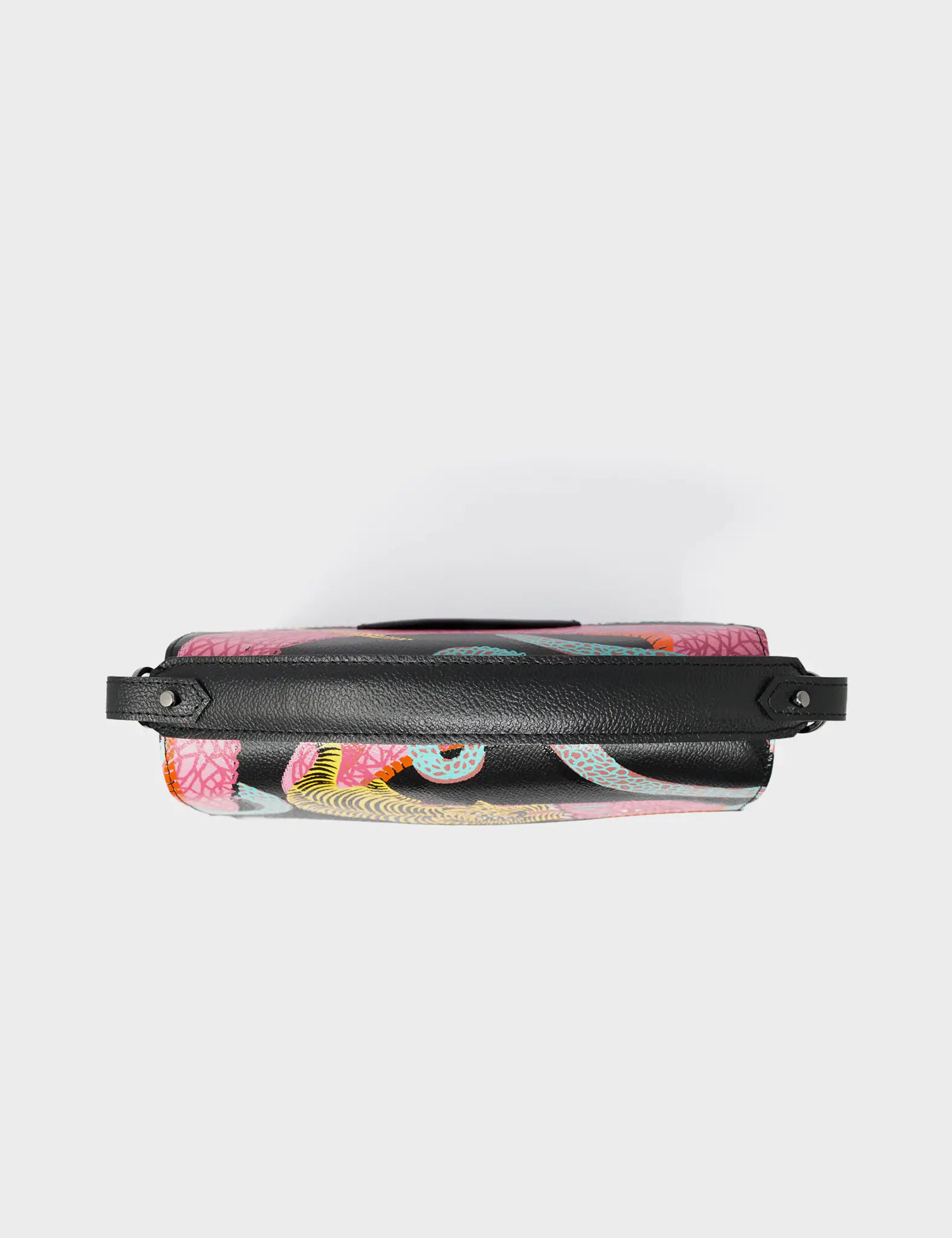 Anastasio Medium Crossbody Handbag - Genuine Black Leather Bag with Tangle Tales Design | Perfect for Work, Travel & Everyday Use