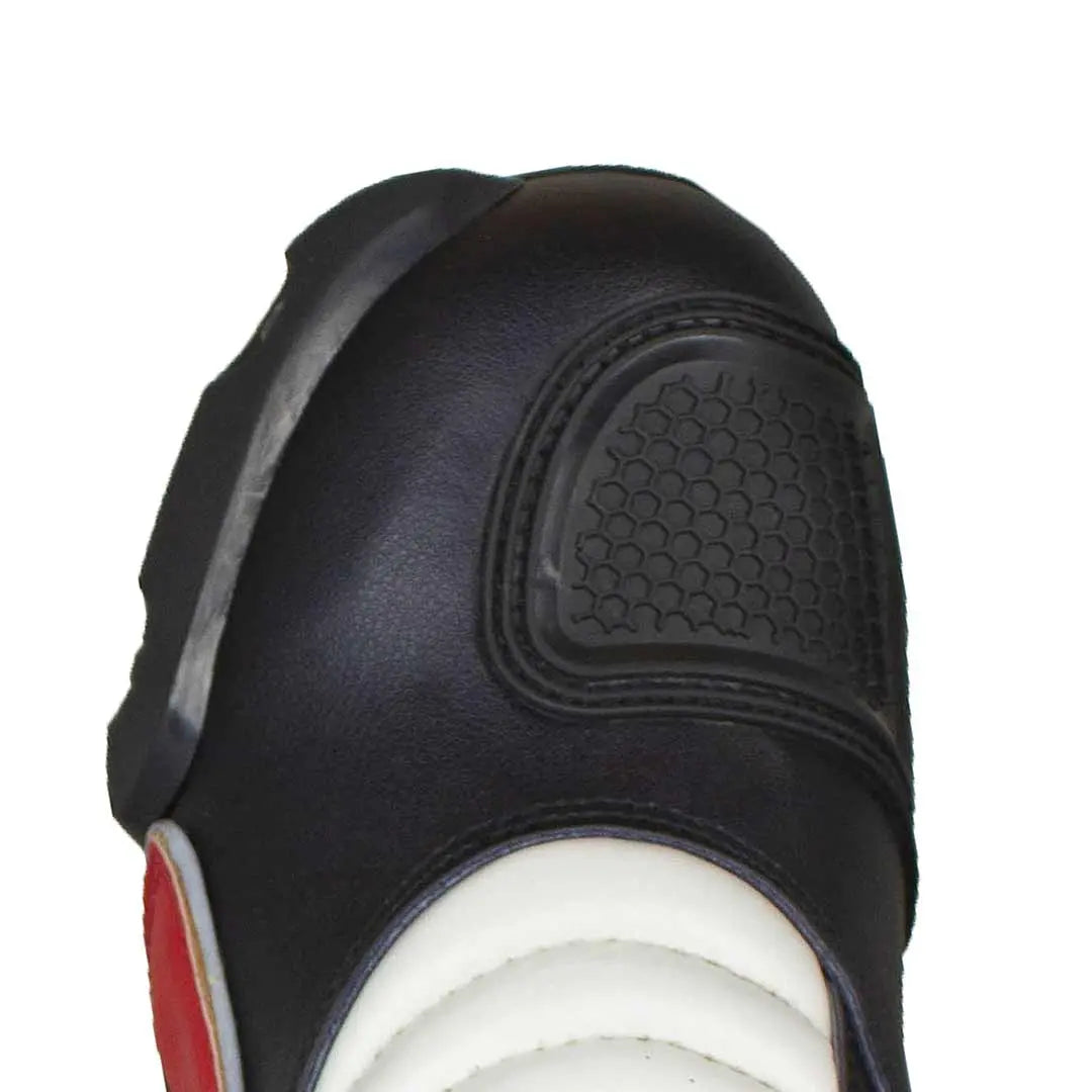 Open Road Men's Snap Lock Racing Boots - Durable Motorcycle Riding Boots for Men - Non-Slip, Comfortable & Stylish - Perfect for Cruising, Touring & Long Distance Rides
