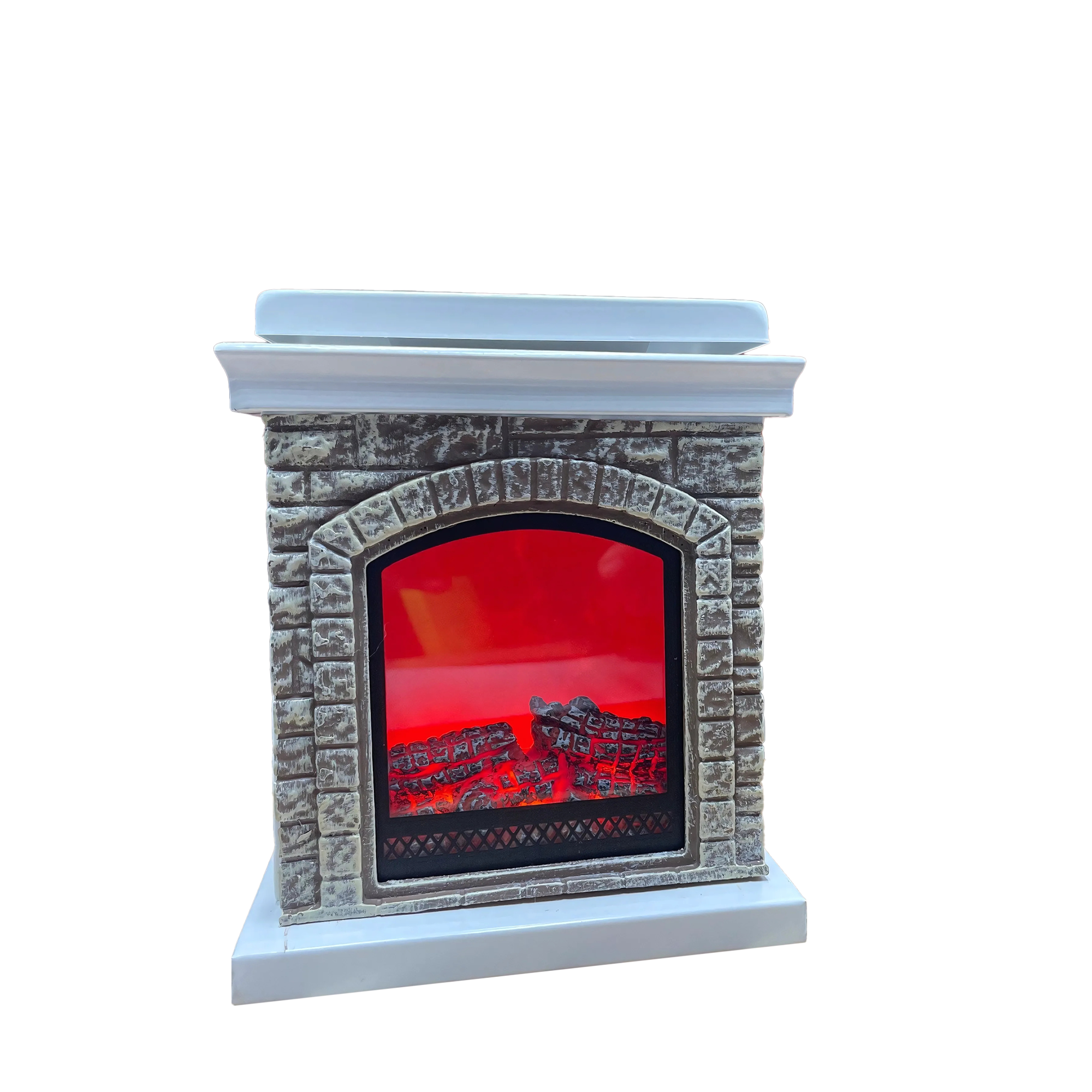 Electric Wax Warmer with Crackling Fireplace Effect - Aromatherapy Wax Melt Burner for Home, Office & Spa Relaxation