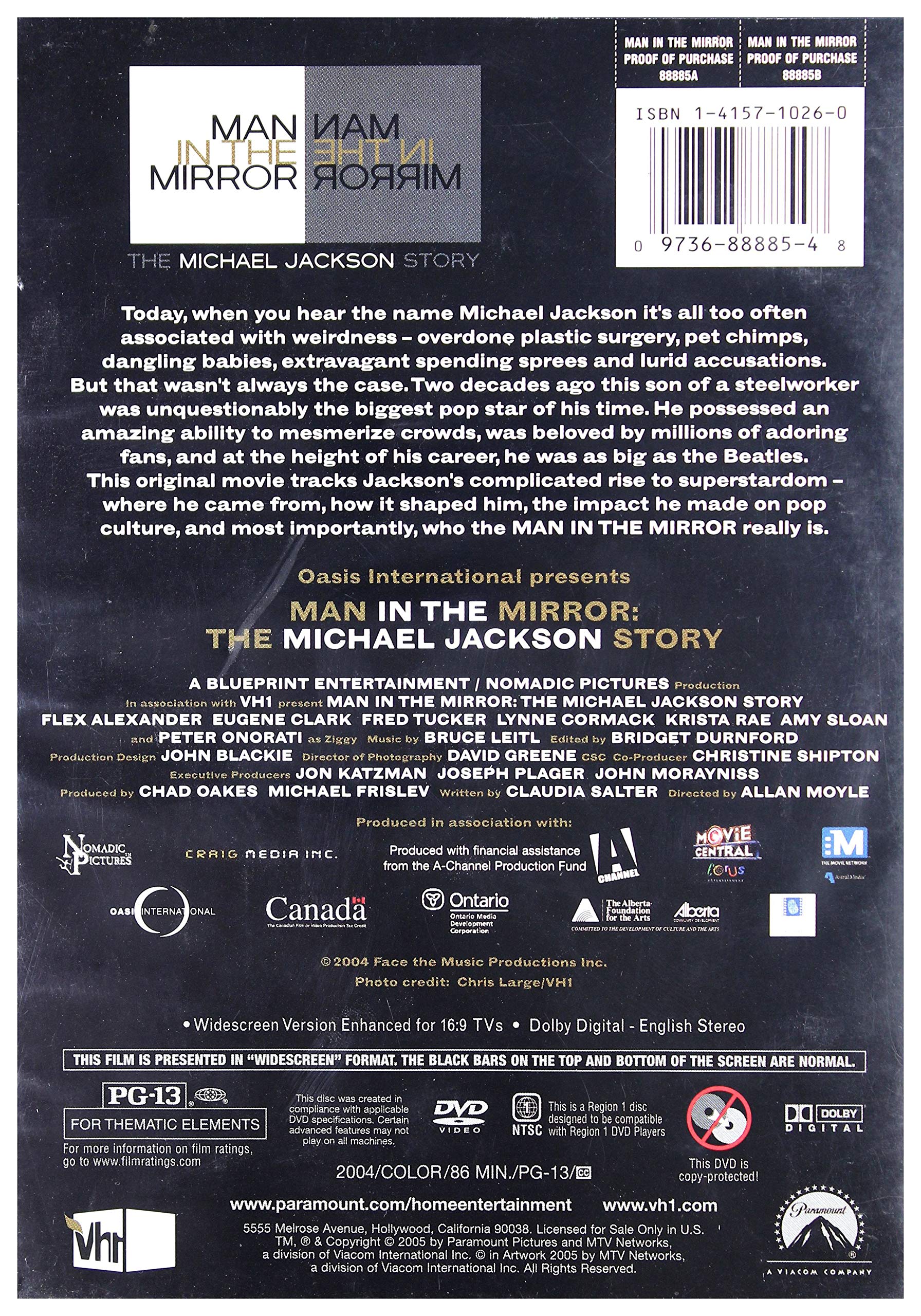 Man in the Mirror - The Michael Jackson Story DVD | Official Biography Film | Perfect for MJ Fans & Music History Enthusiasts | Great for Movie Nights & Gift Giving