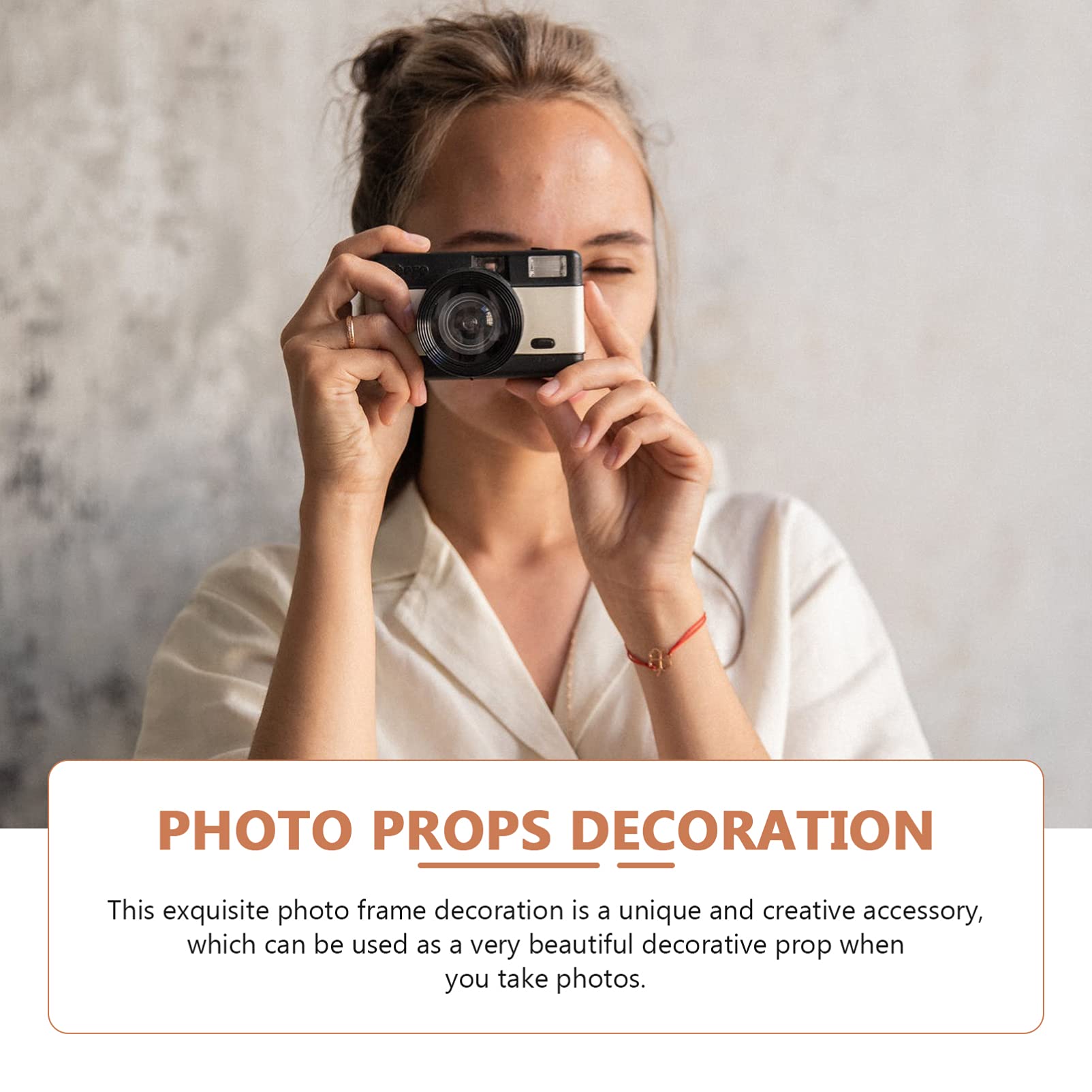 HEALLILY 2-Piece Decorative Photo Frame Set - Elegant Resin Home Decor for Wall & Tabletop - Perfect for Living Room, Bedroom, Office Display & Gift Giving